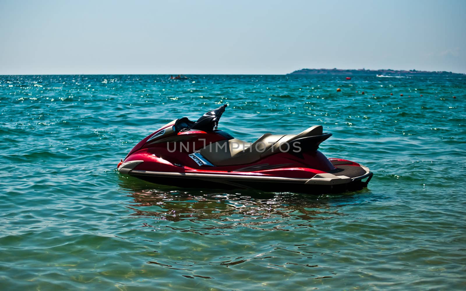 JetSki in the water . by LarisaP