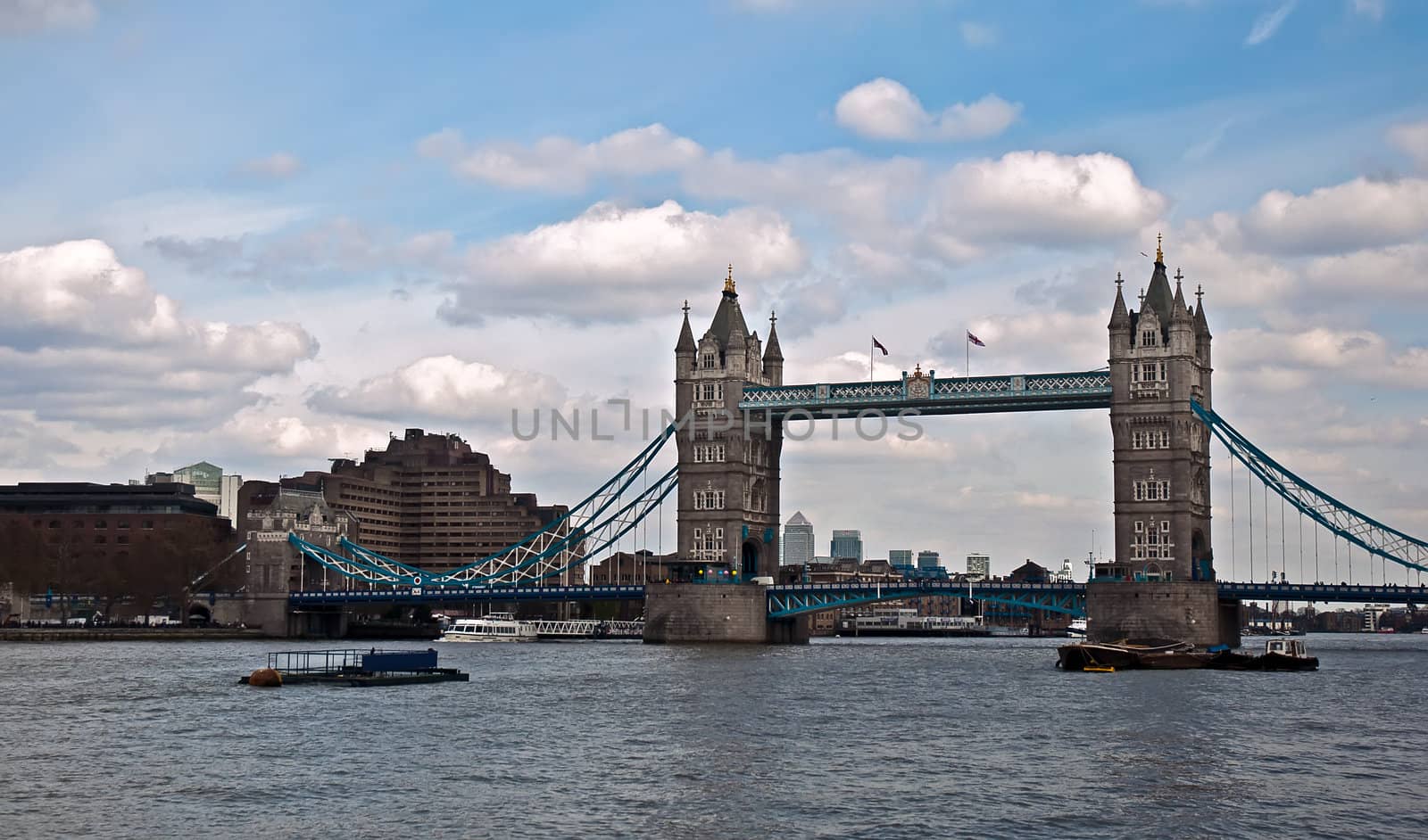 Famous Tower Bridge, London, UK