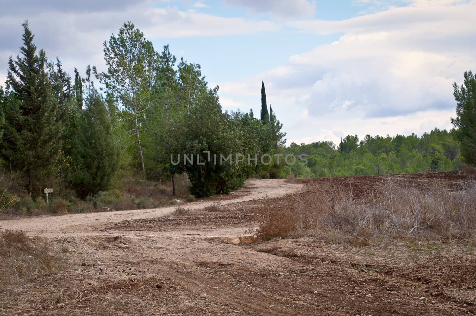 Landscape near Jerusalem in Israel .