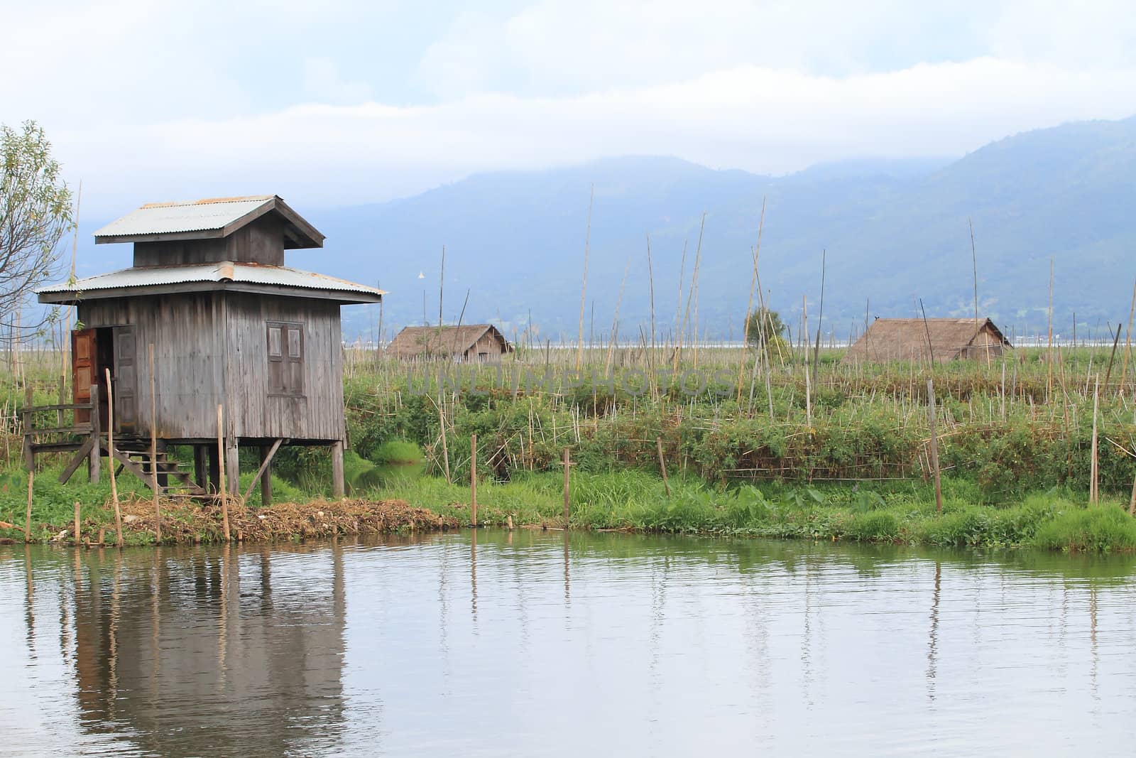 Inle Lake is a freshwater lake located in the Shan Hills in Myan by rufous
