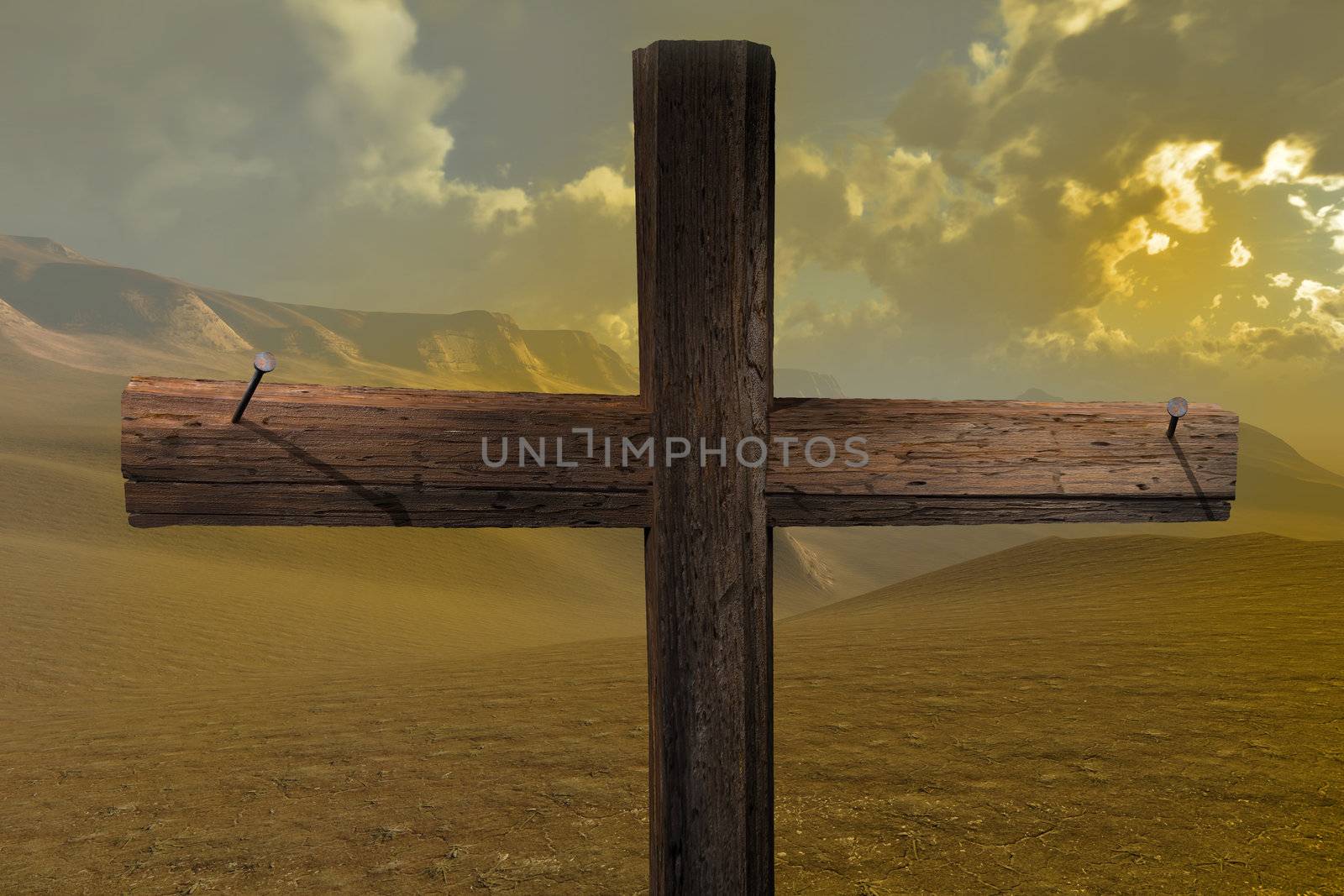 The cross end two nails by vitanovski