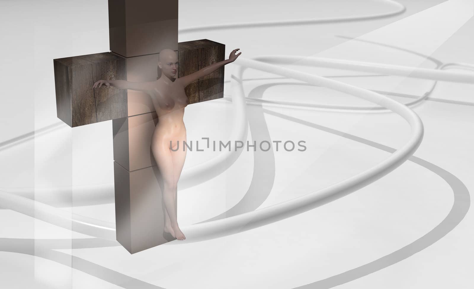 Woman  crucified by vitanovski