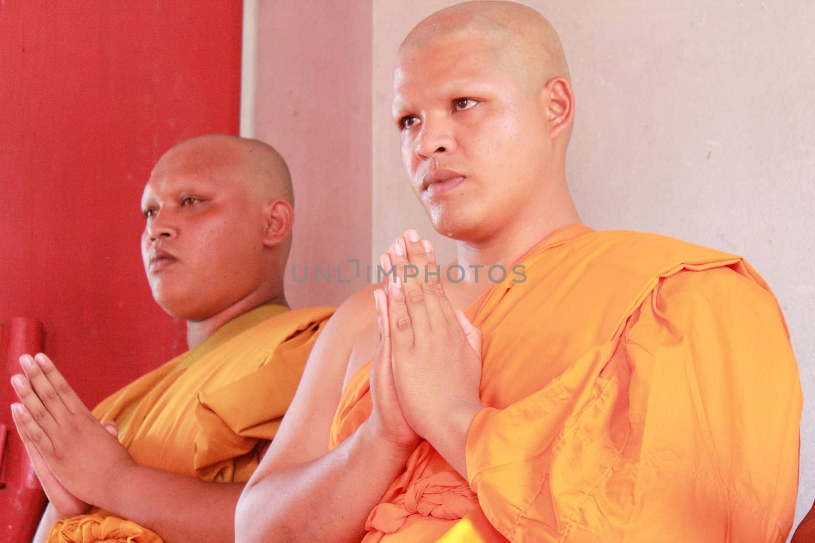 NAKON SI THAMMARAT, THAILAND - NOVEMBER 17 : Clergy Conference in the newly Buddhist ordination ceremony on November 17, 2012 in Nakon Si Thammarat, Thailand.