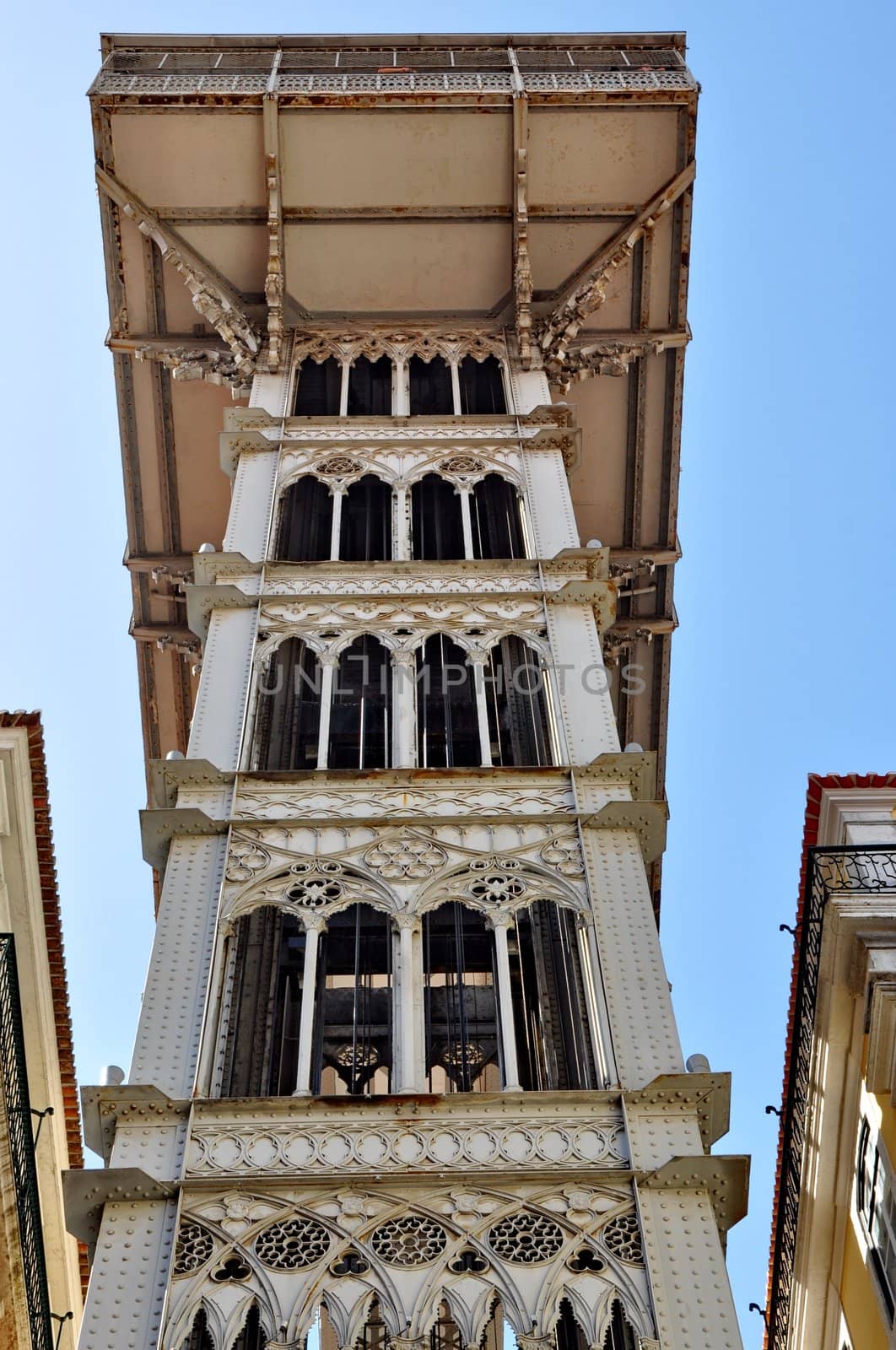 Santa Justa elevator, Lisbon, Portugal