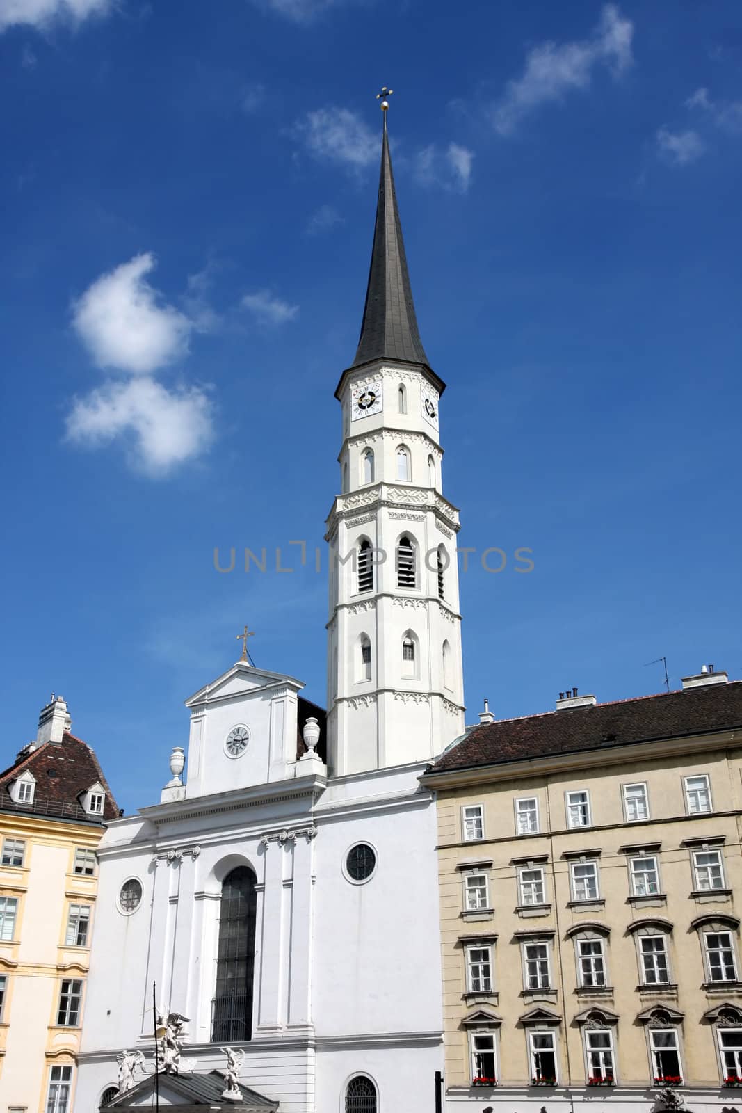 St. Michael's Church (Michaelerkirche) in Vienna, Austria by vladacanon