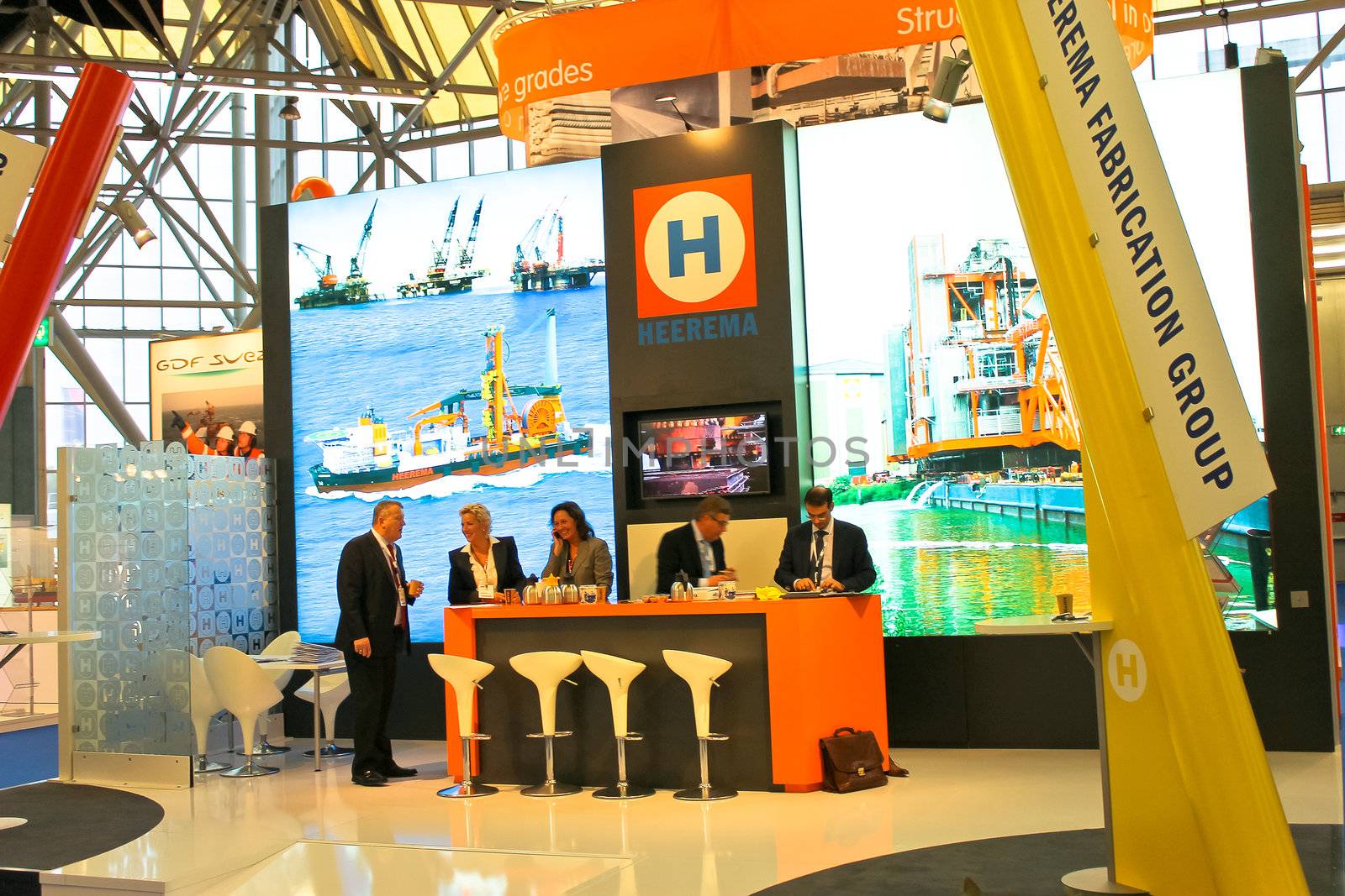 The exhibition Offshore Energy 2012. Amsterdam. Netherlands