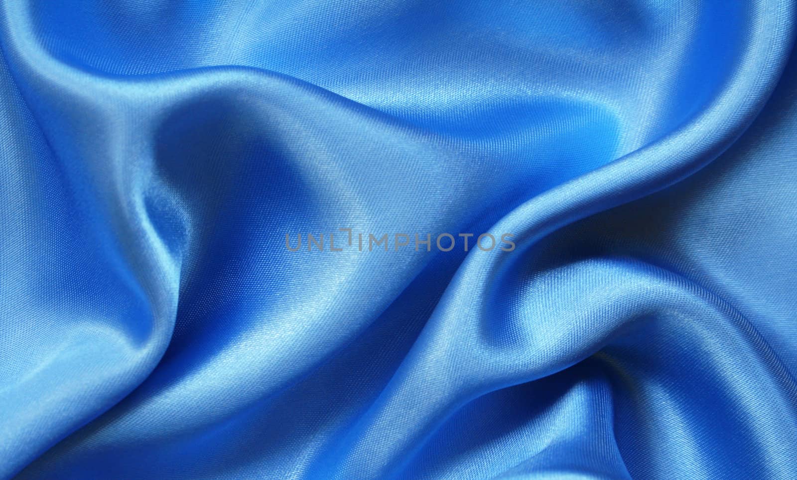 Smooth elegant blue silk can use as background