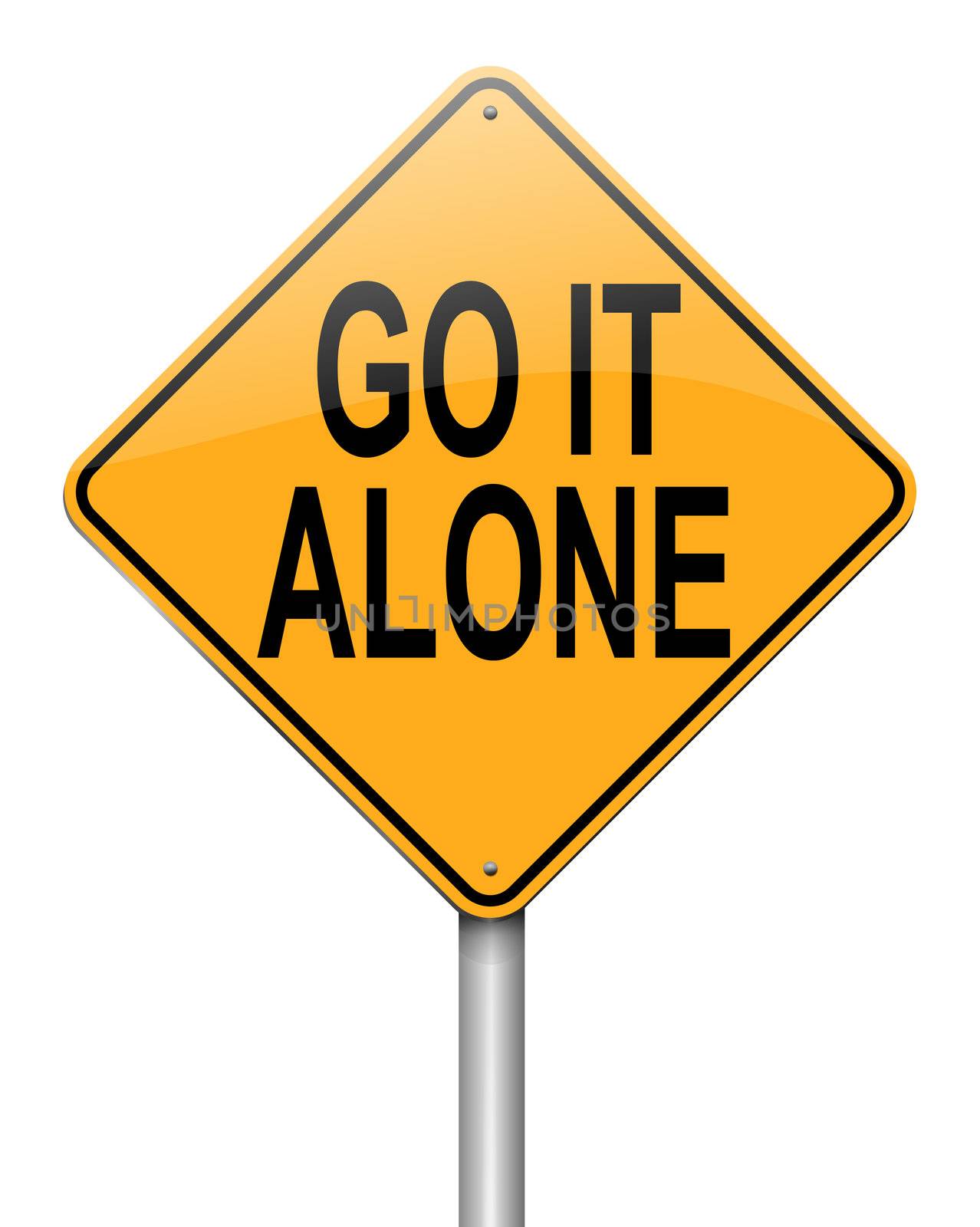 Go it alone. by 72soul