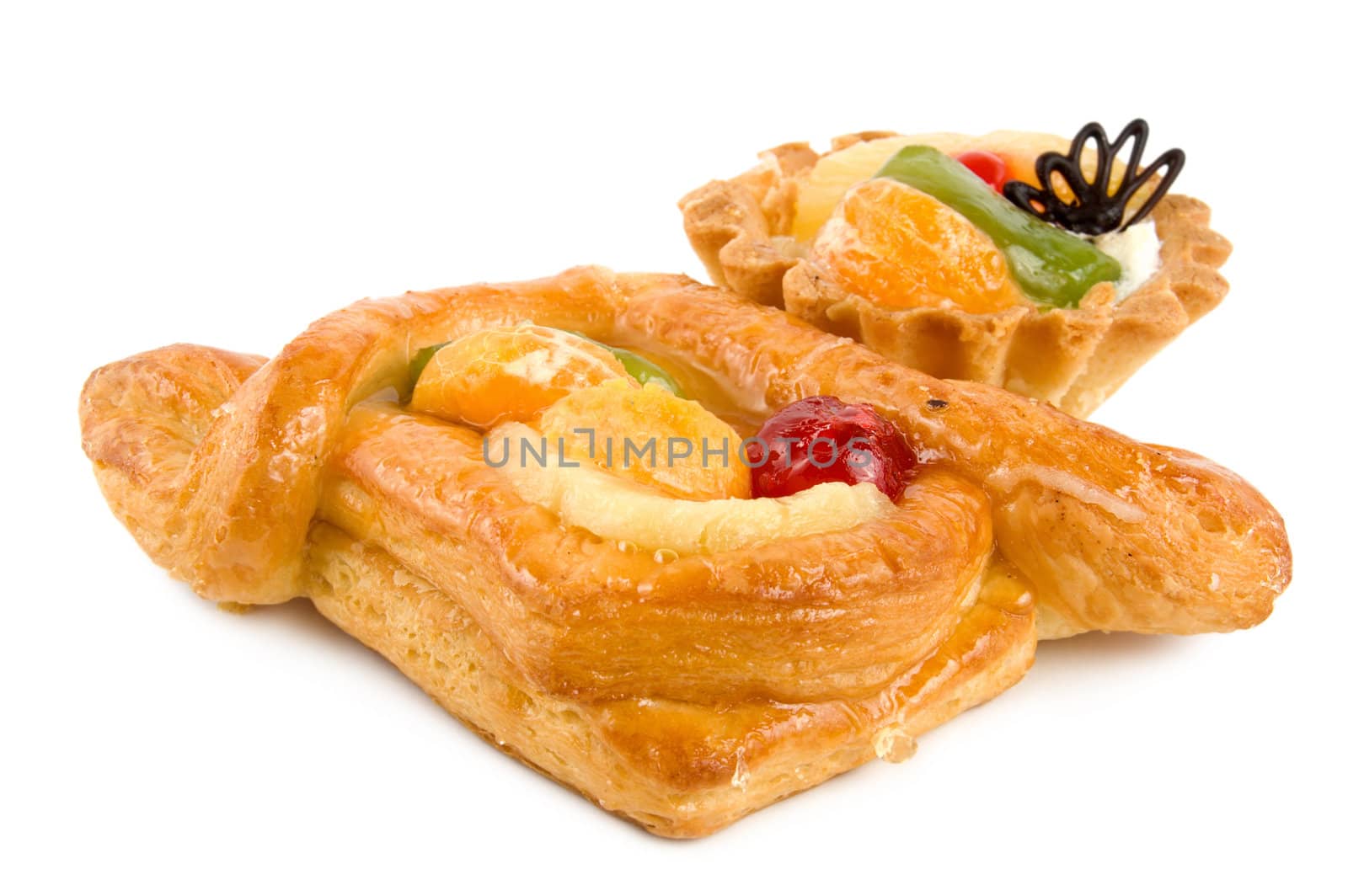 Sweets isolated on a white background