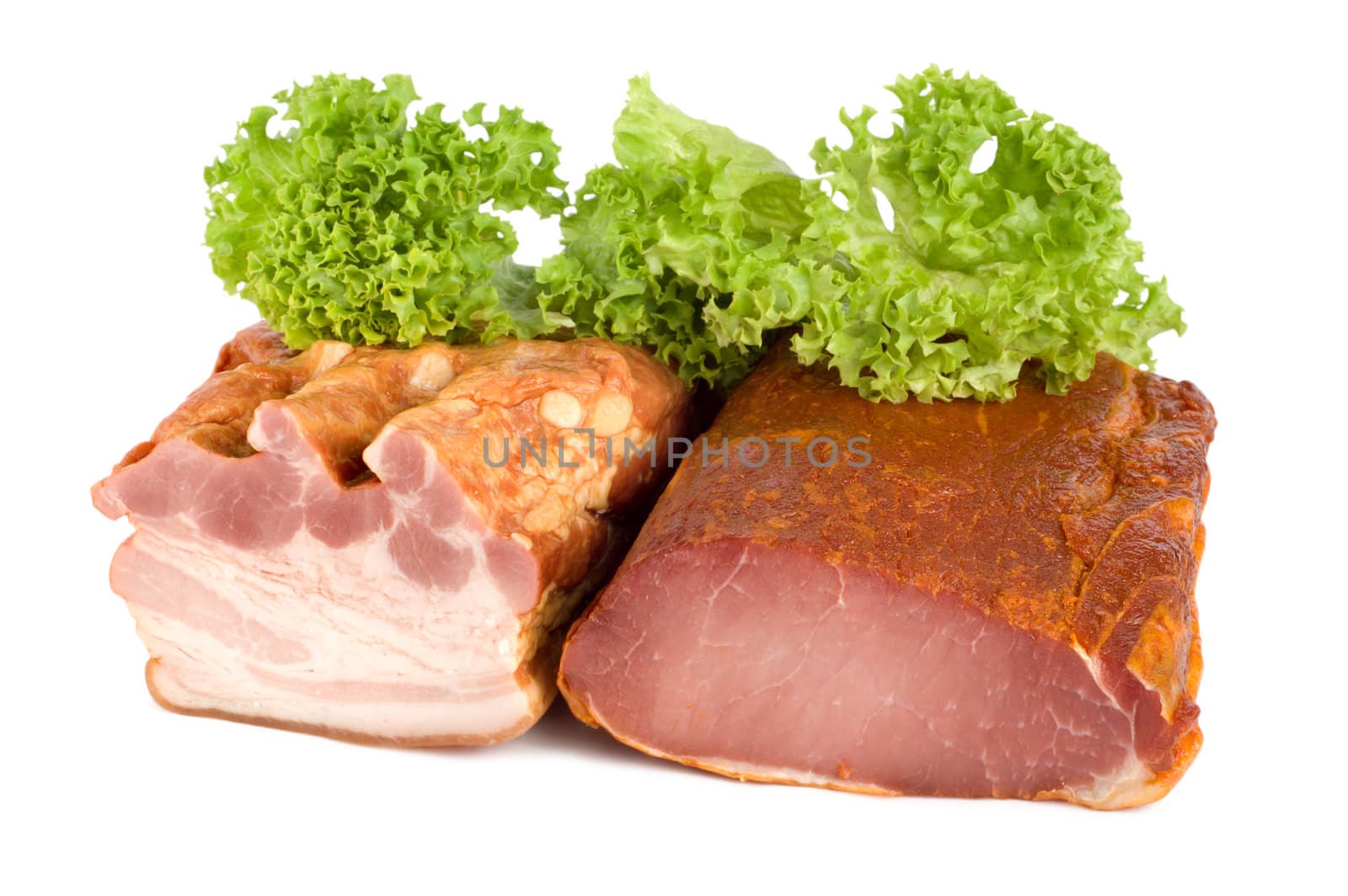 Juicy meat isolated on a white background