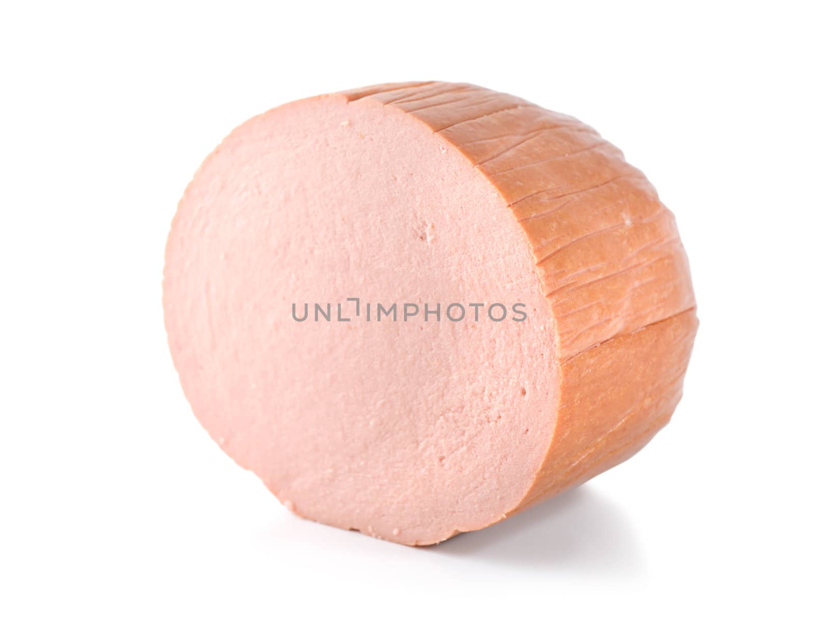 Pork sausage isolated on a white background