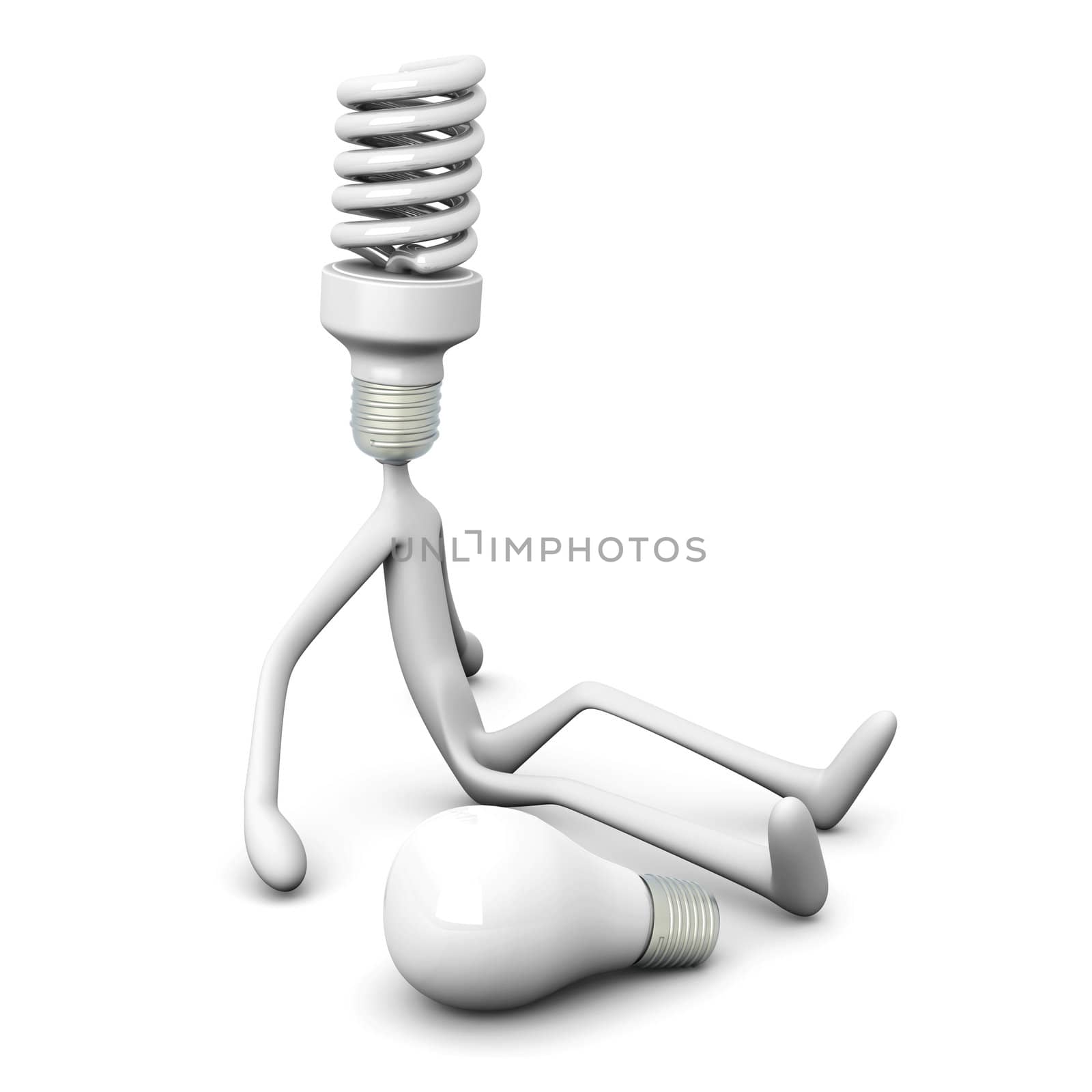 3D rendered Illustration. Isolated on white.