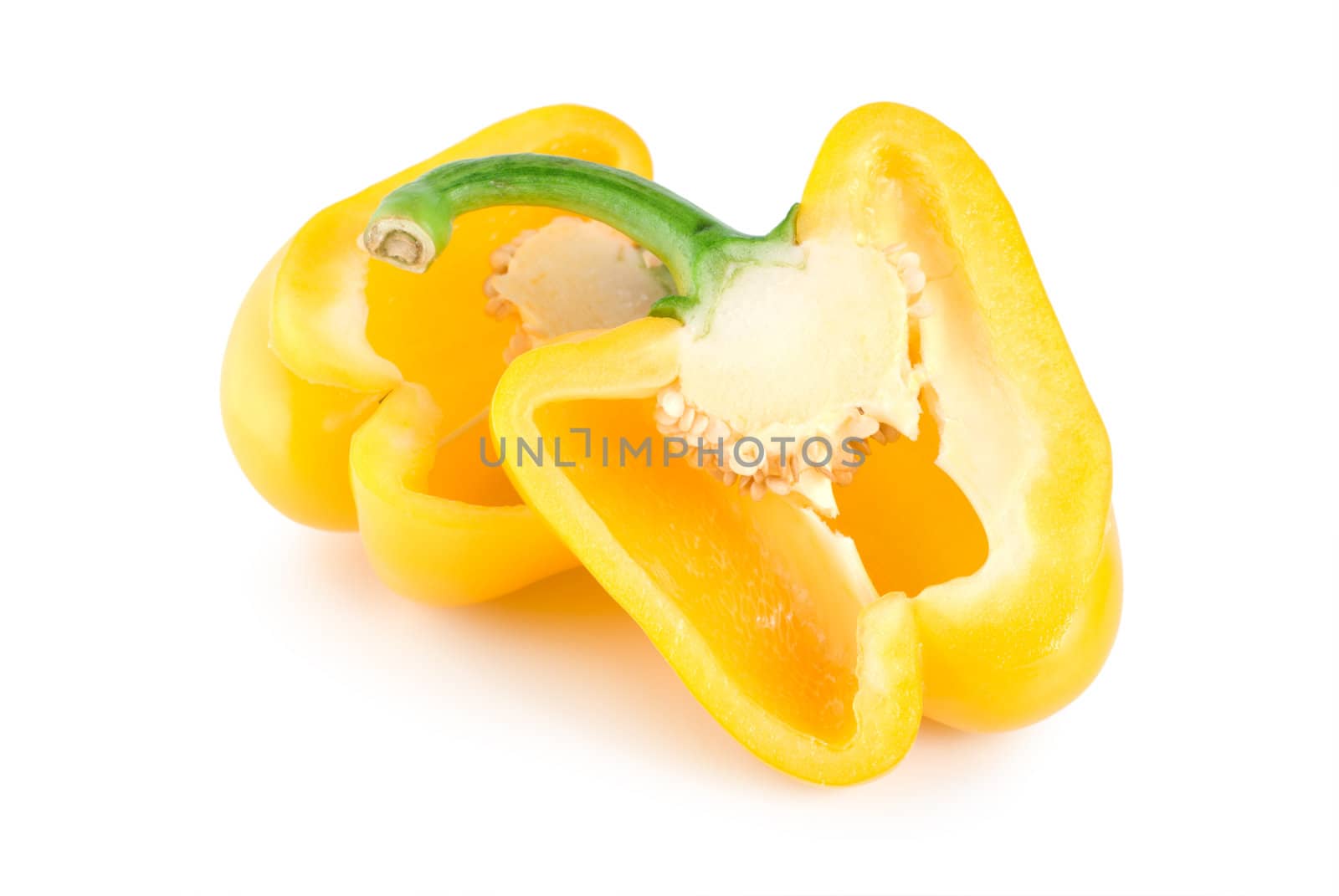 Two yellow peppers by Givaga