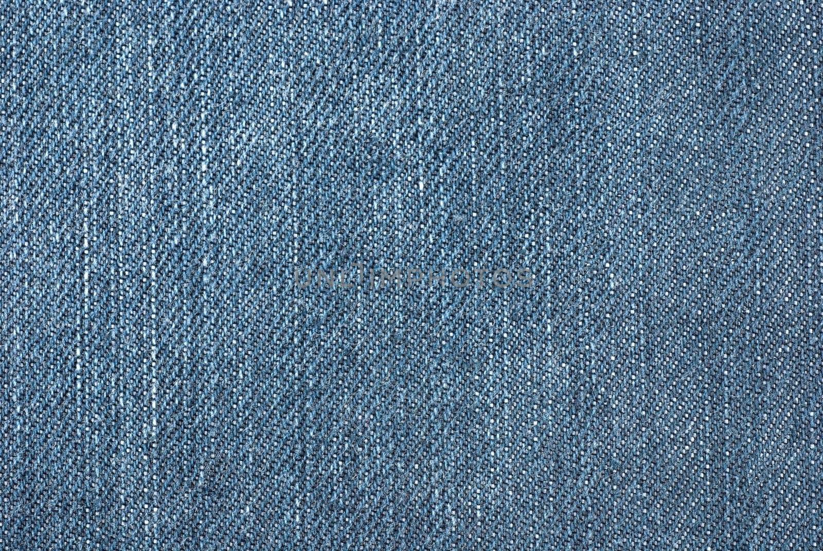 Blue denim jean cloth material for backgrounds