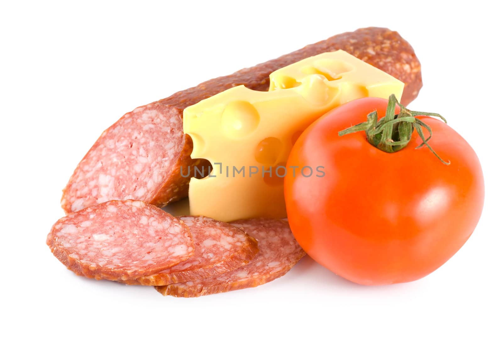 Cheese, tomato and sausage by Givaga