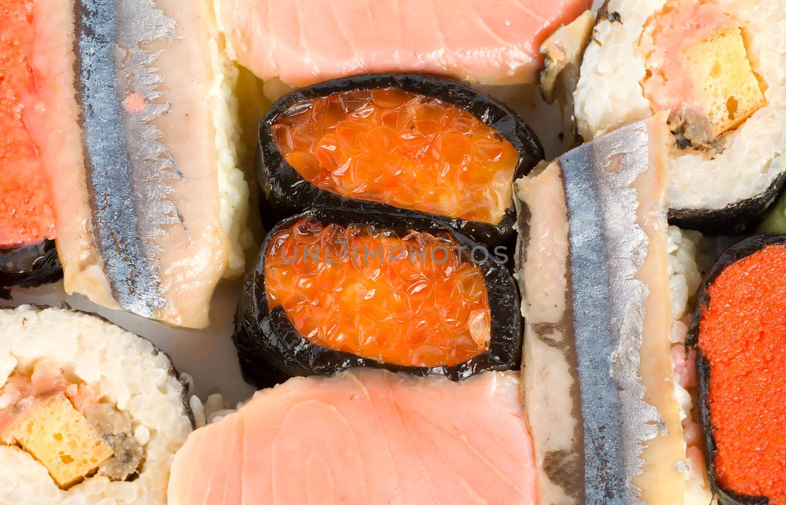 Japanese fresh sushi by Givaga