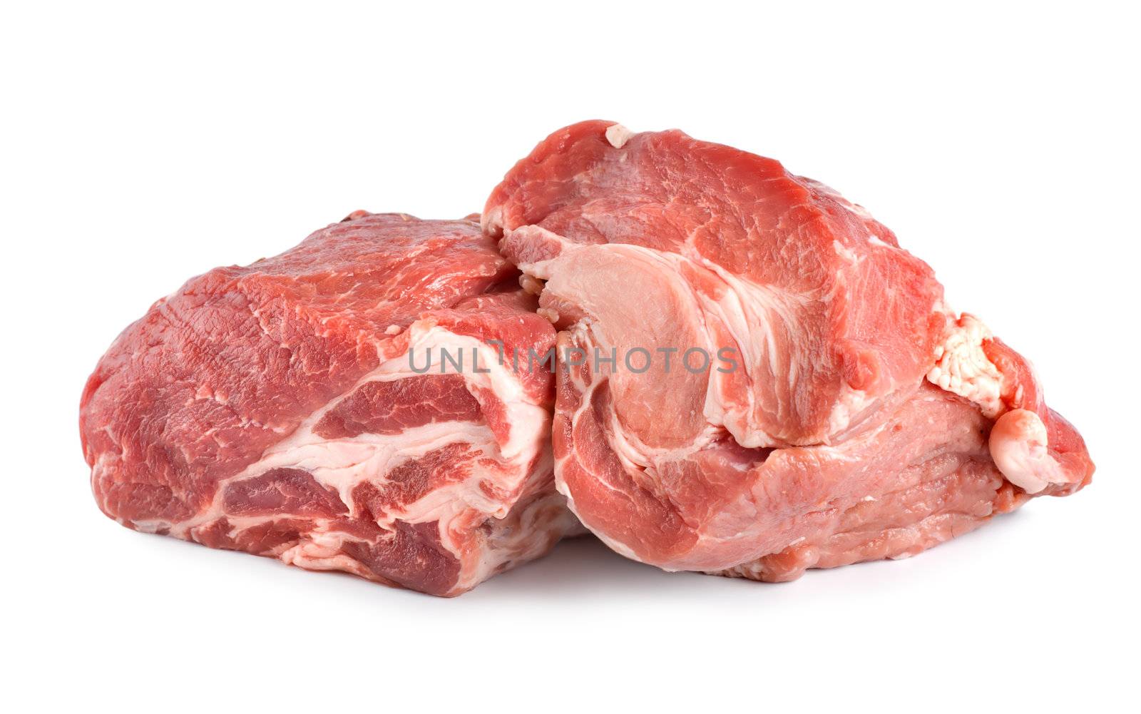 Raw pork tenderloin isolated by Givaga