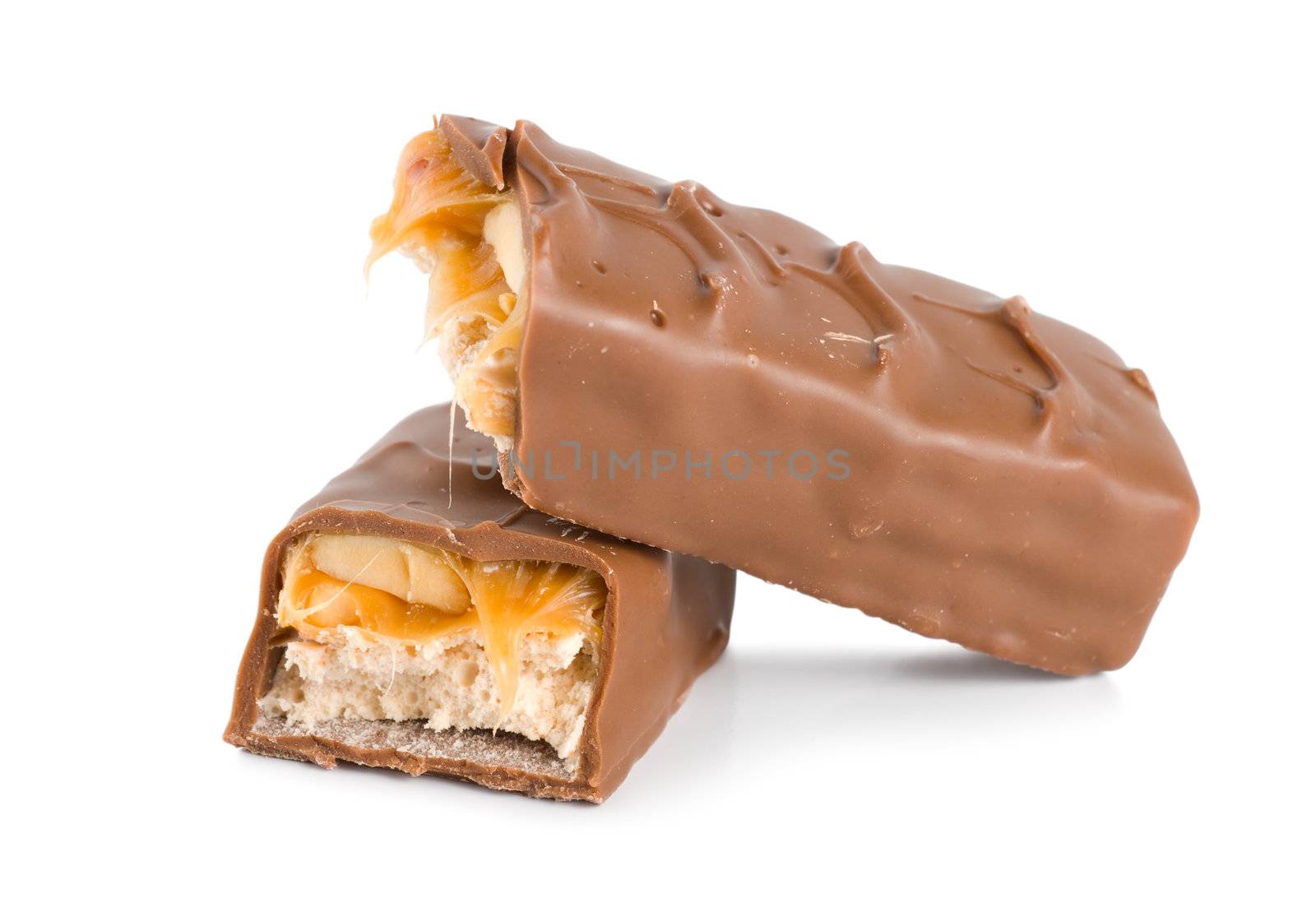 Chocolate bar isolated by Givaga