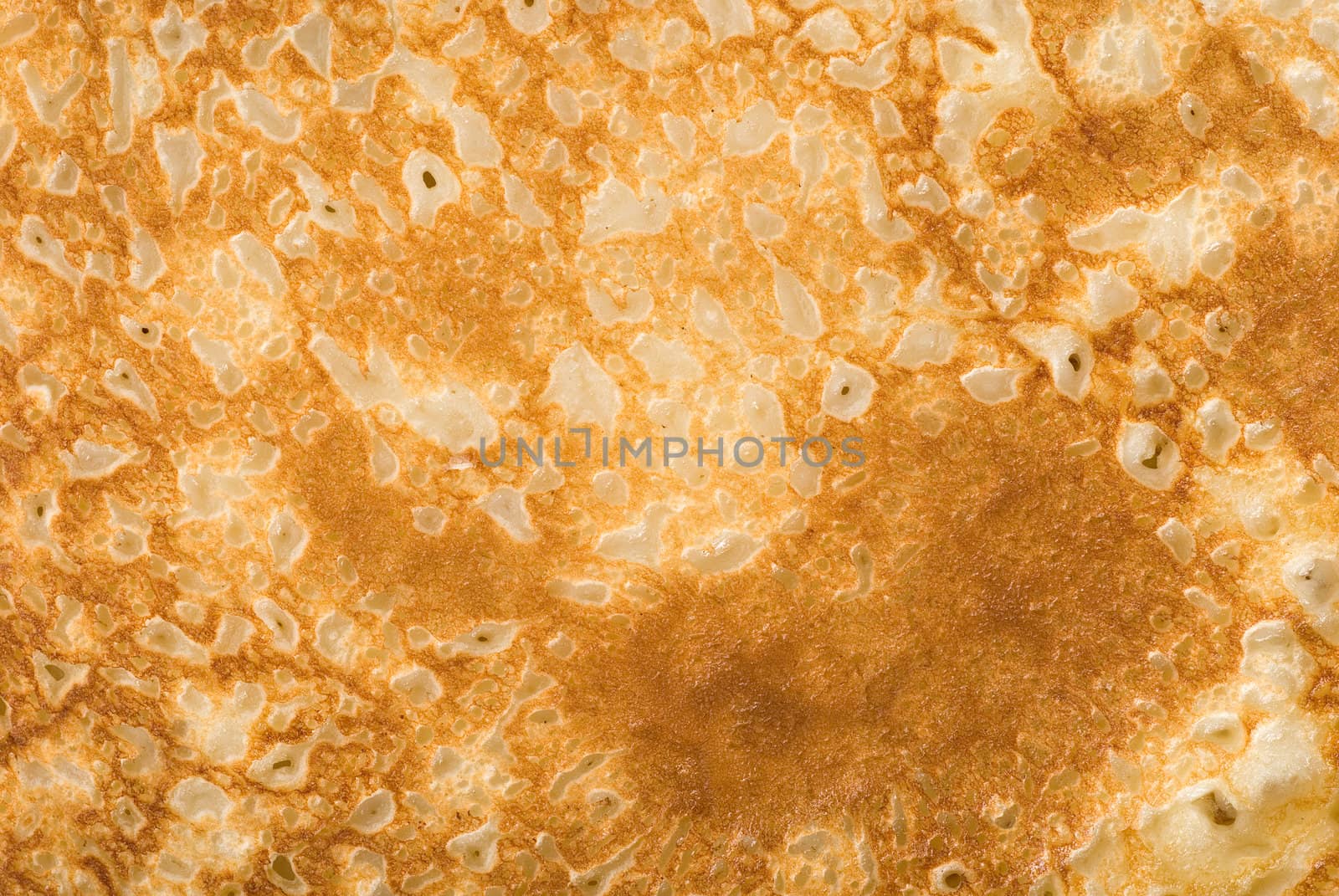 Close up of tortilla pancake; unusual background