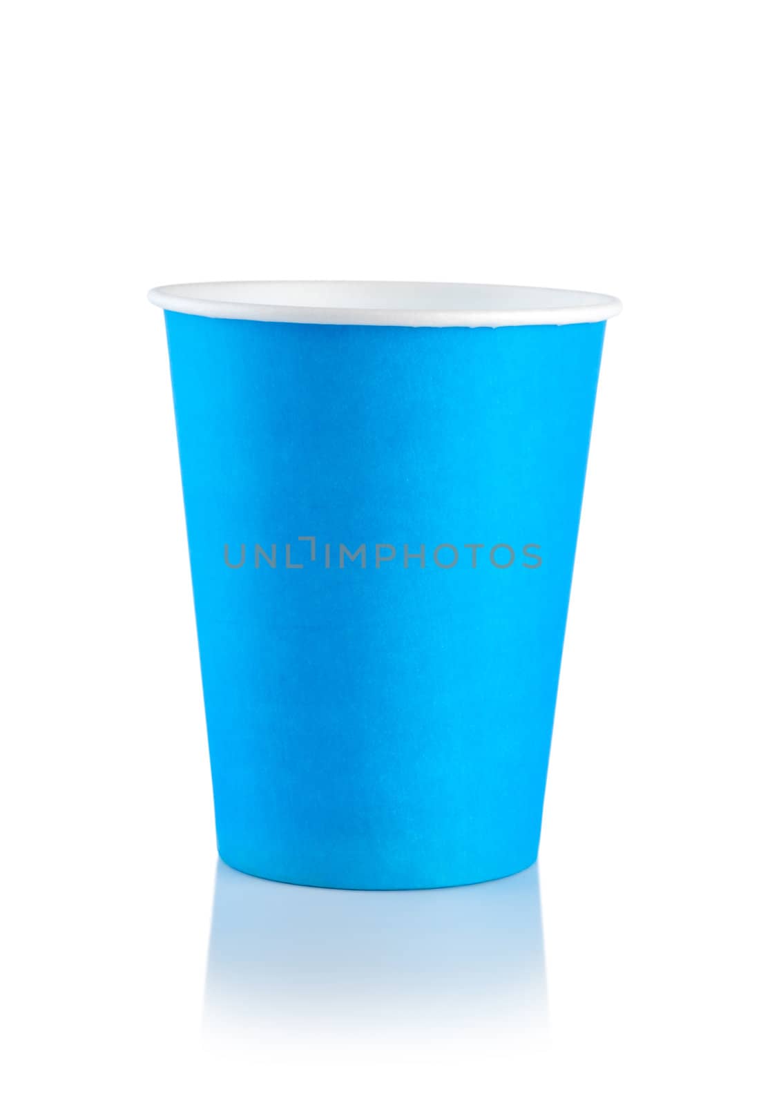 Disposable cup isolated on a white background