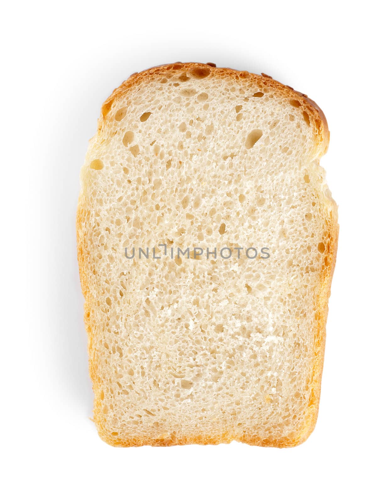 Piece of white bread by Givaga