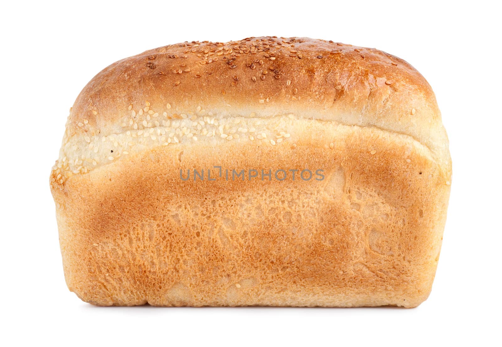 Loaf of Bread isolated on white background