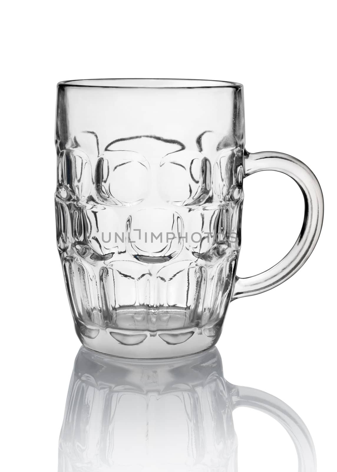 Big beer glass isolated by Givaga