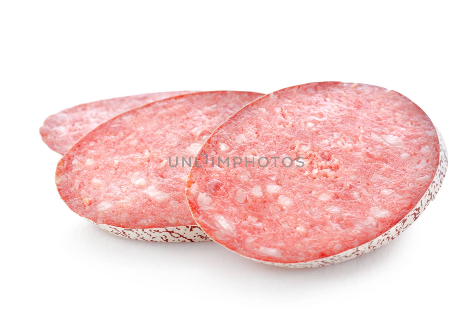 Salami sausage isolated by Givaga