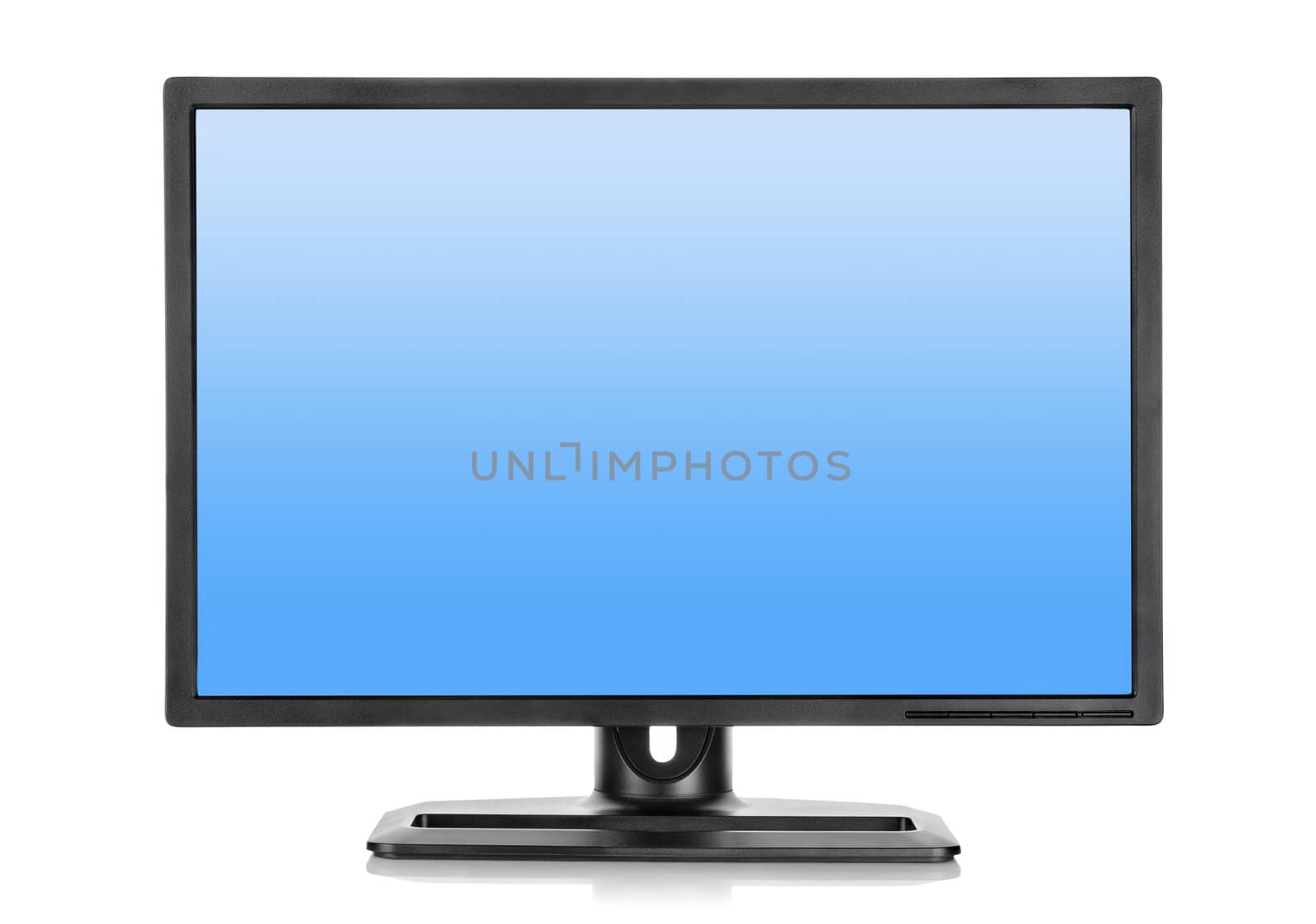 Liquid-crystal display on a white background by Givaga