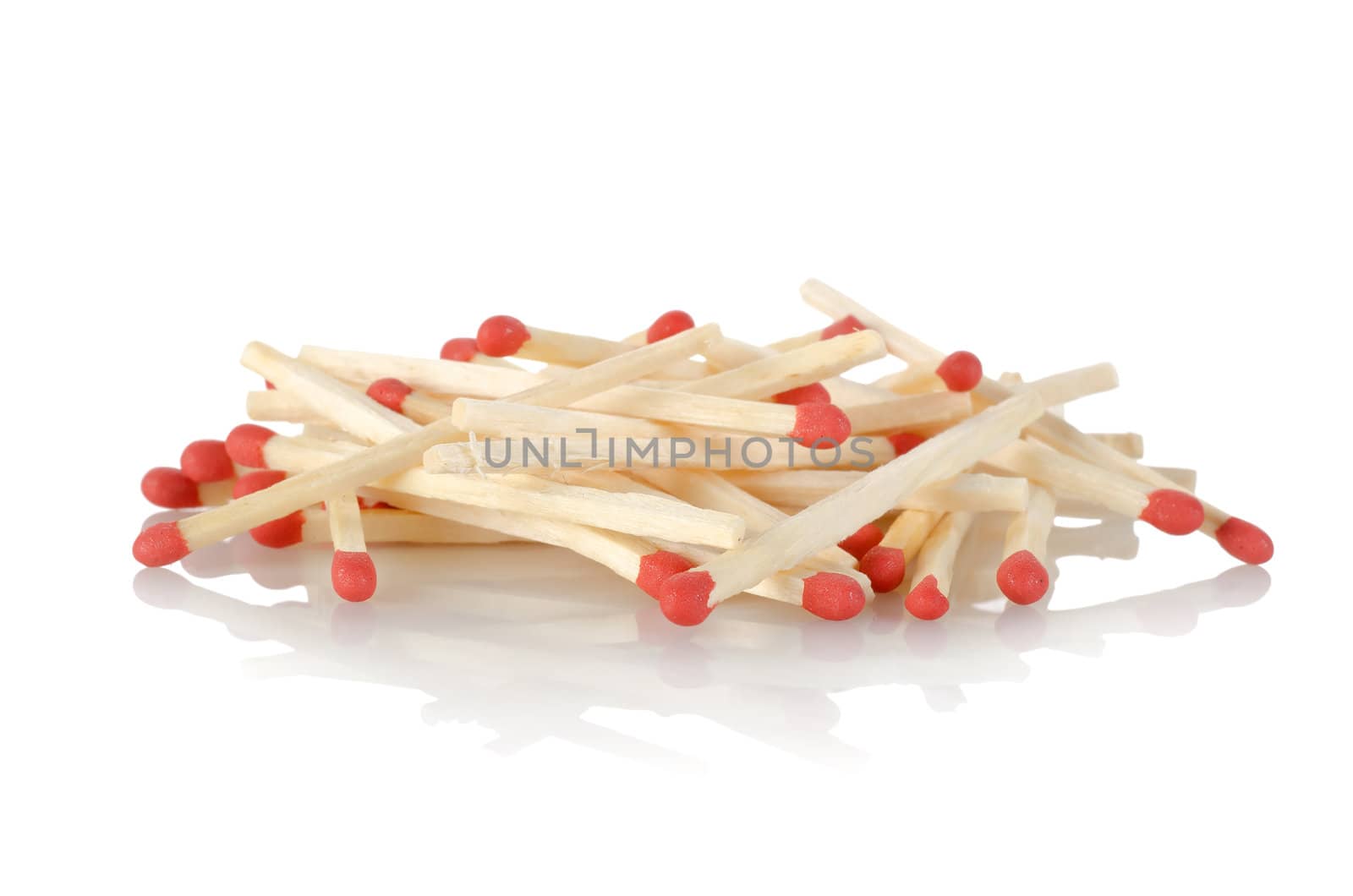 Match sticks isolated on a white background