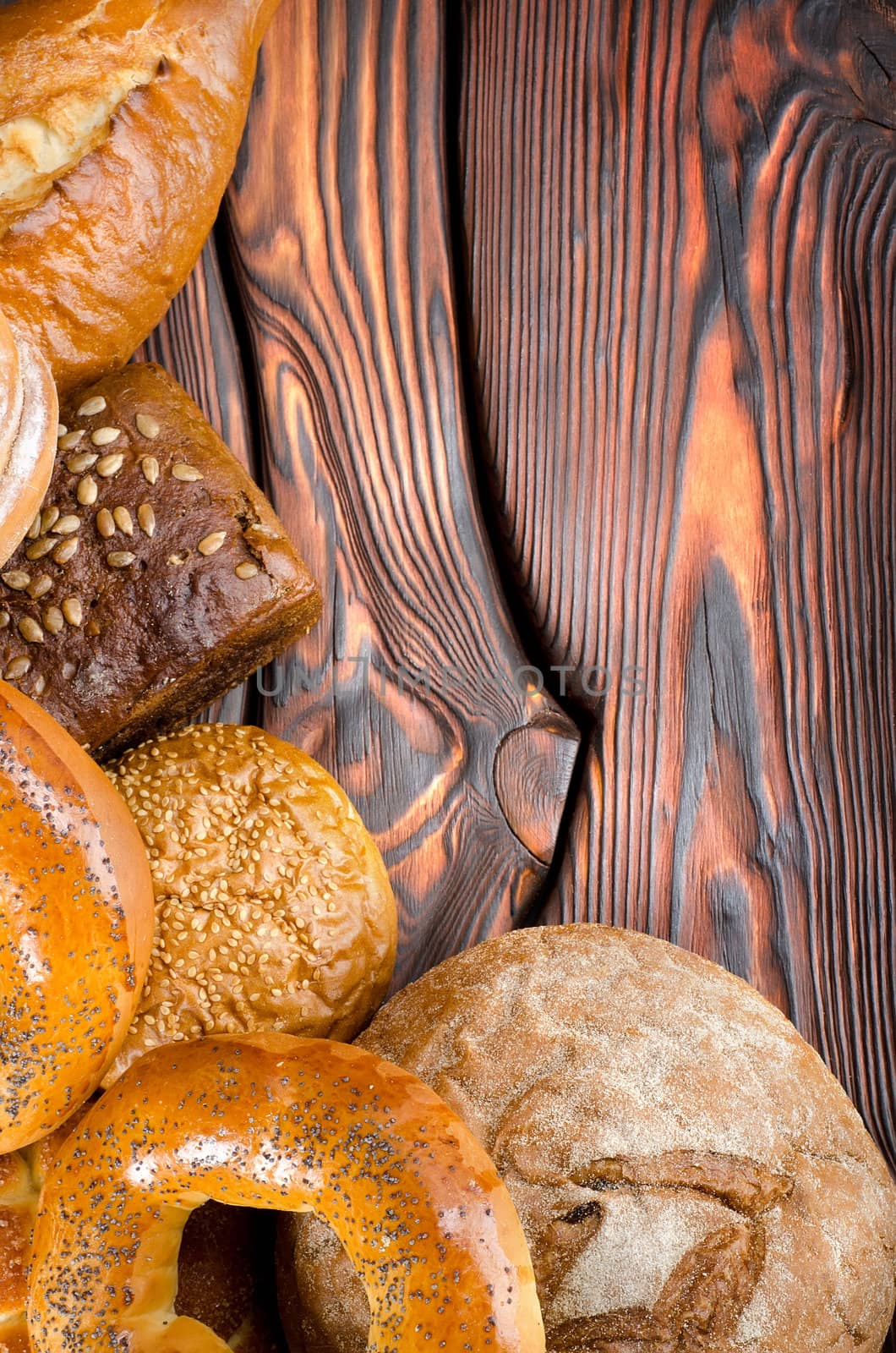 An assortment of bakery breads by Givaga