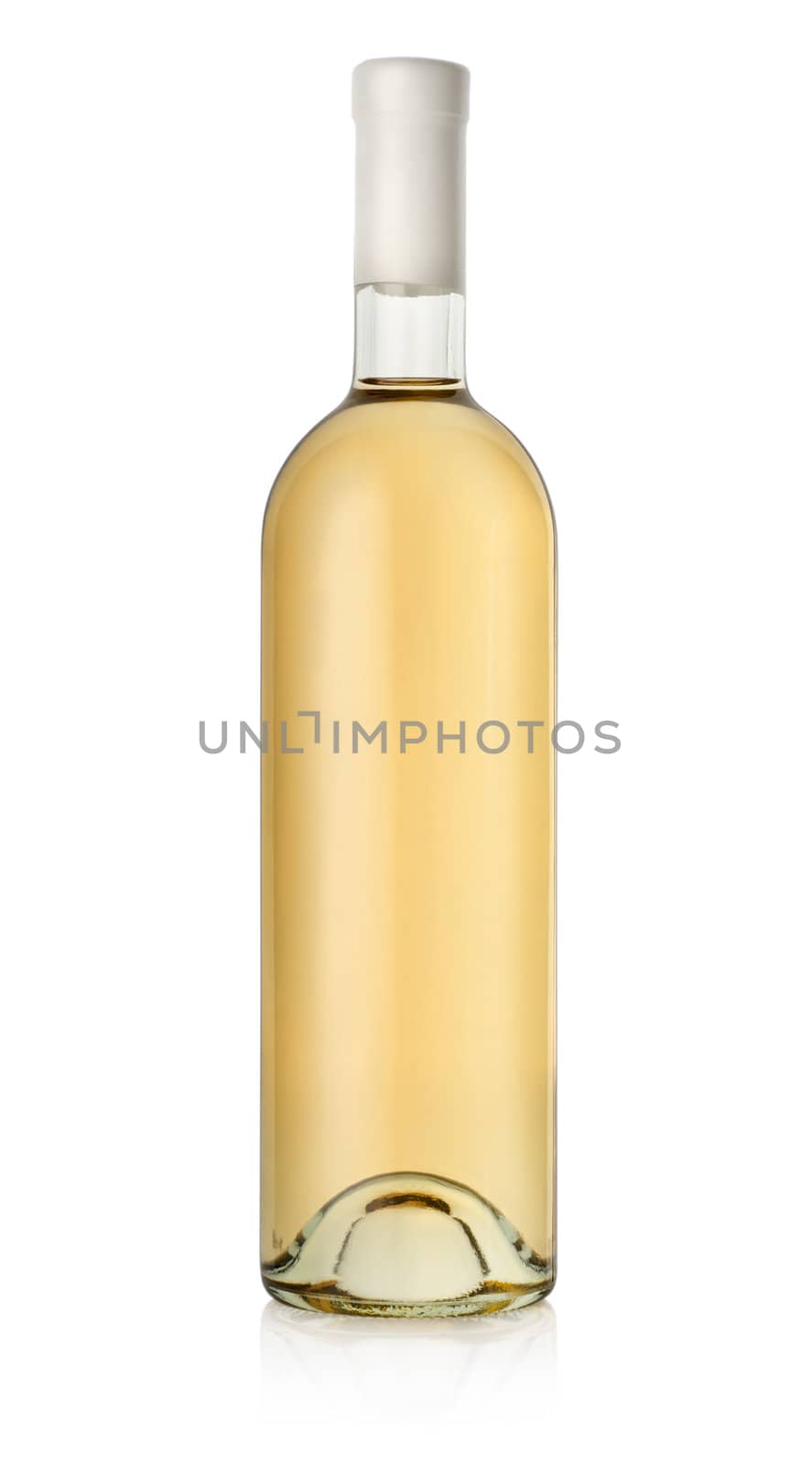 Bottle of white wine by Givaga