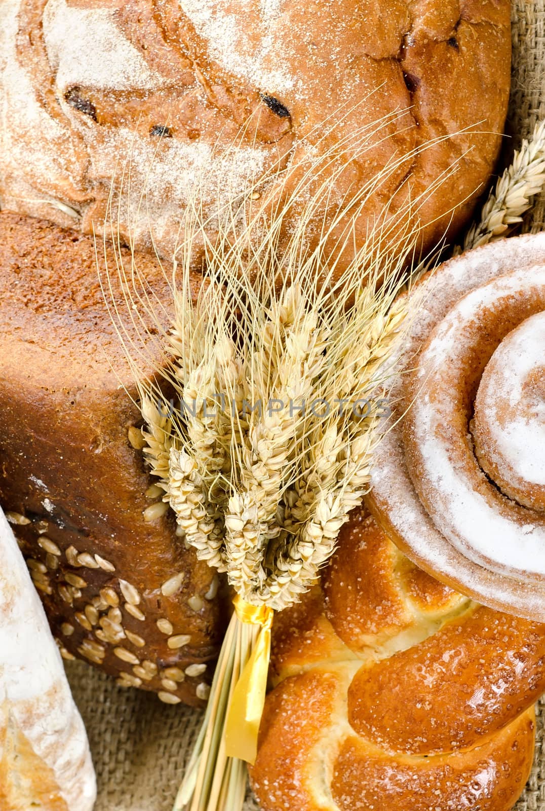 An assortment of bakery fresh bread by Givaga