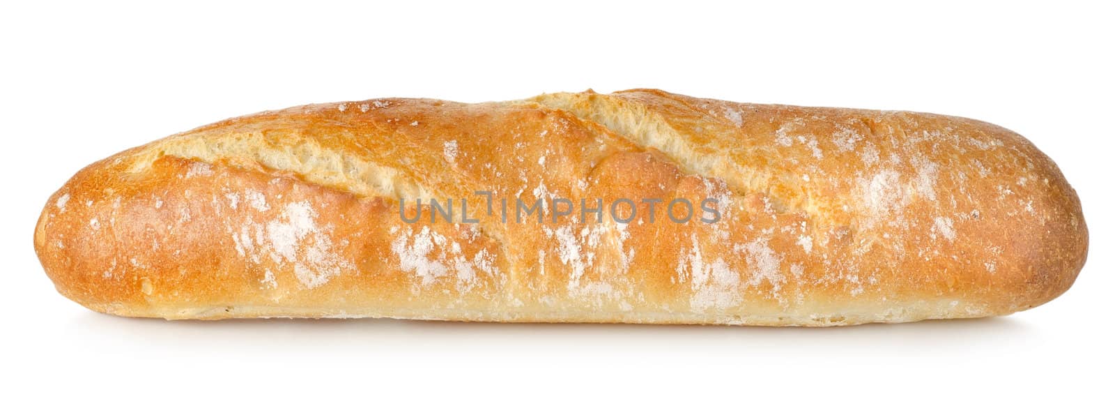 Fresh long loaf isolated by Givaga