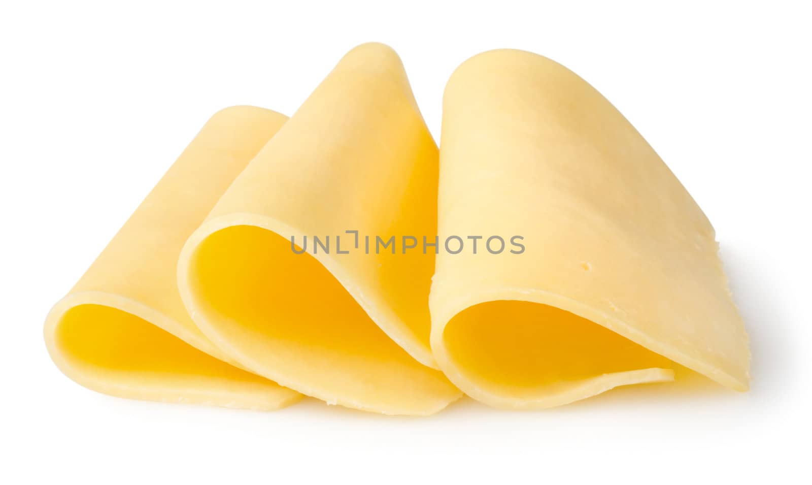 Swiss cheese isolated on a white backgroun. Clipping Path