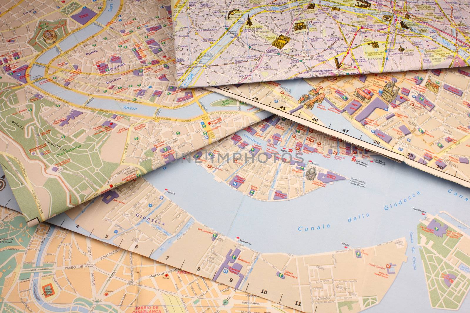 City maps as background.
