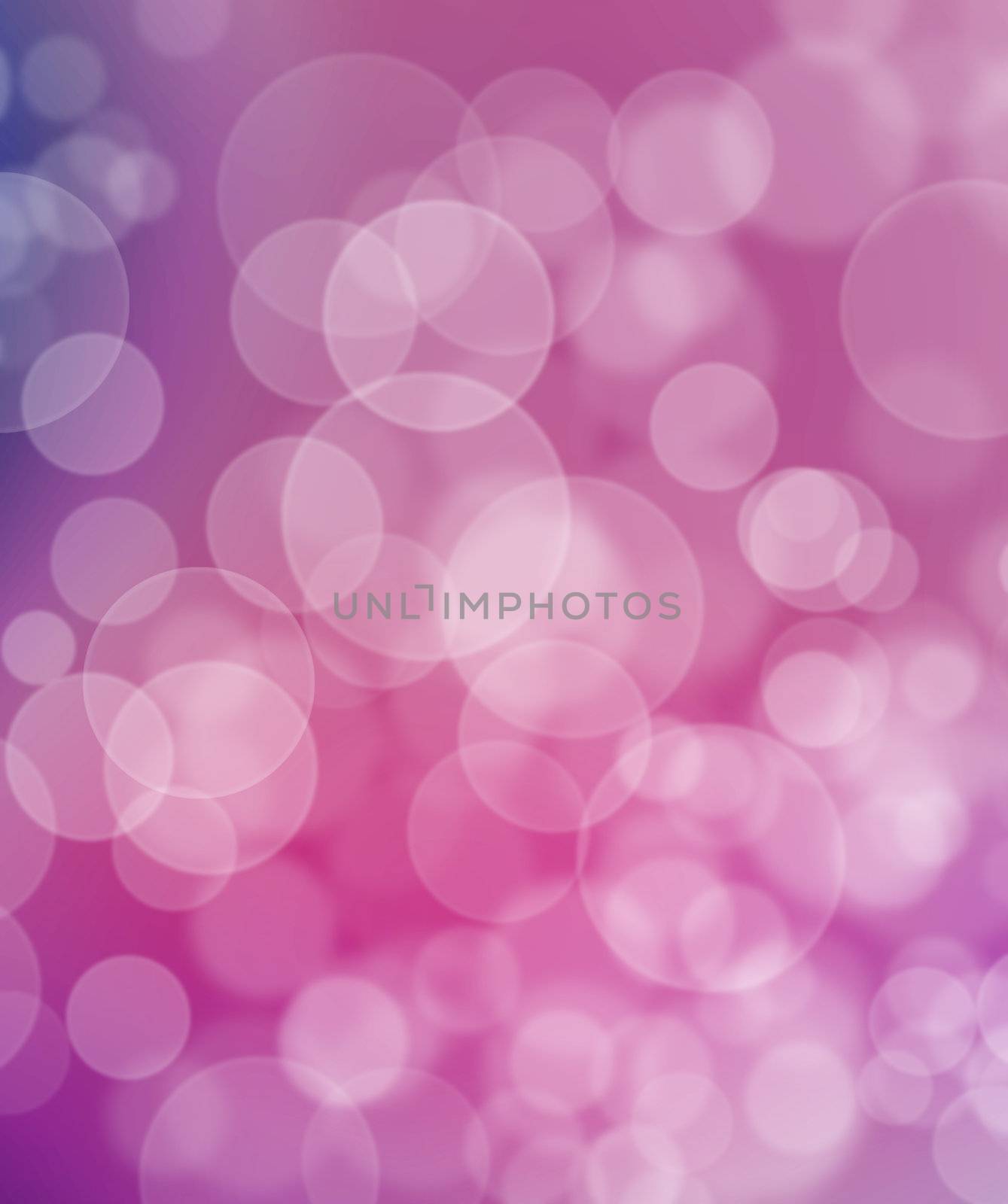 Abstract background of circles in different shades of pink