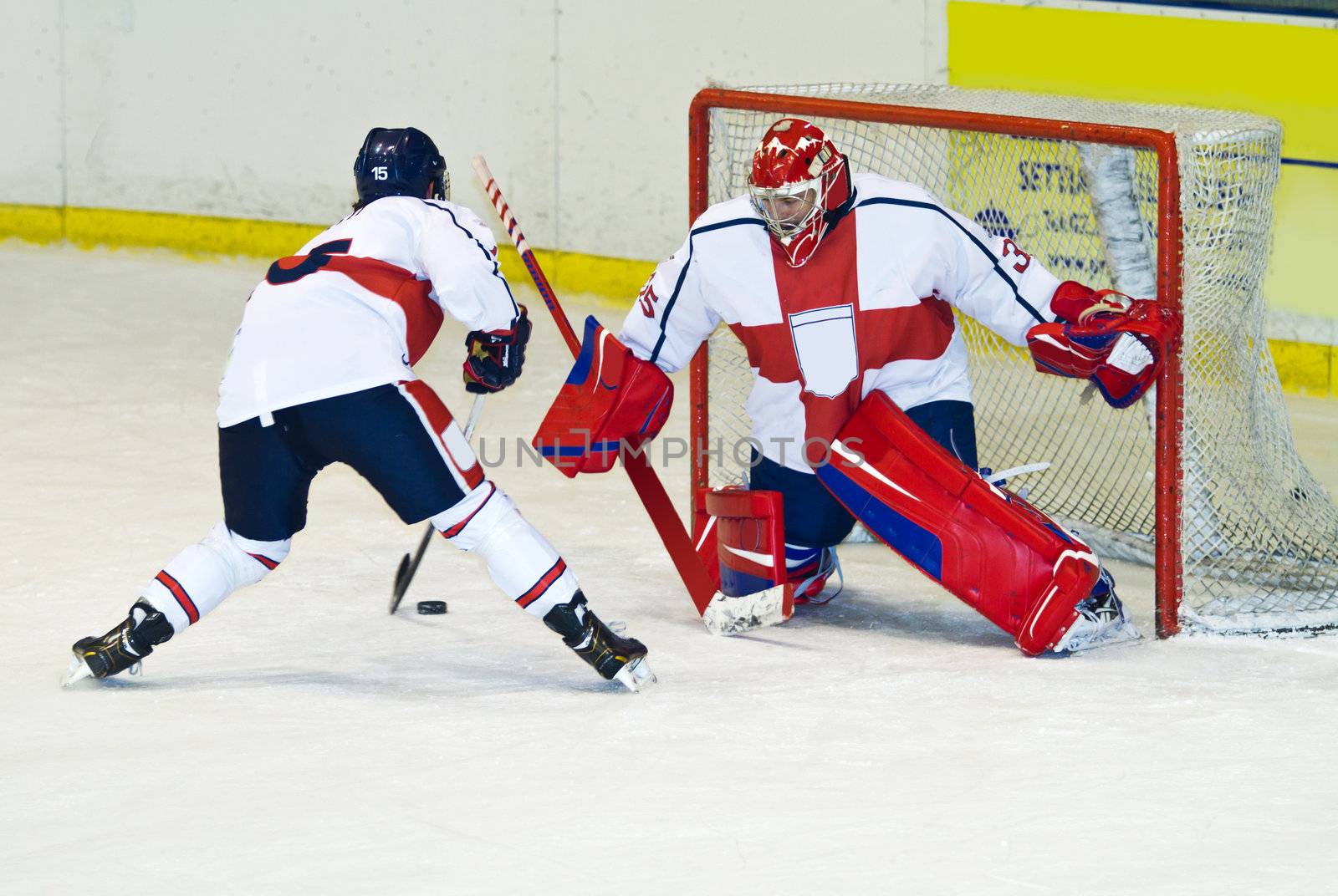 hockey player by lsantilli