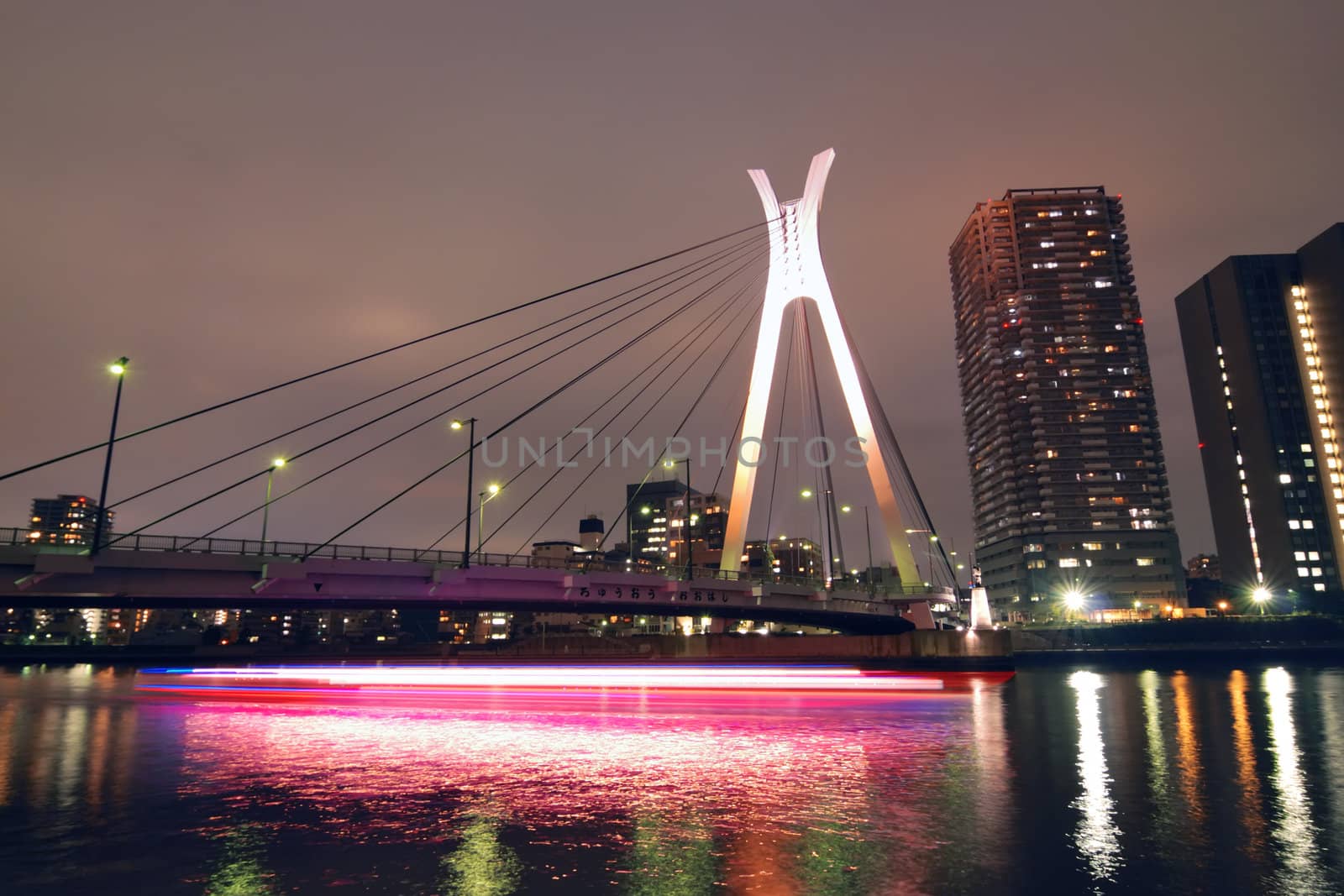 suspension bridge and ship by yuriz