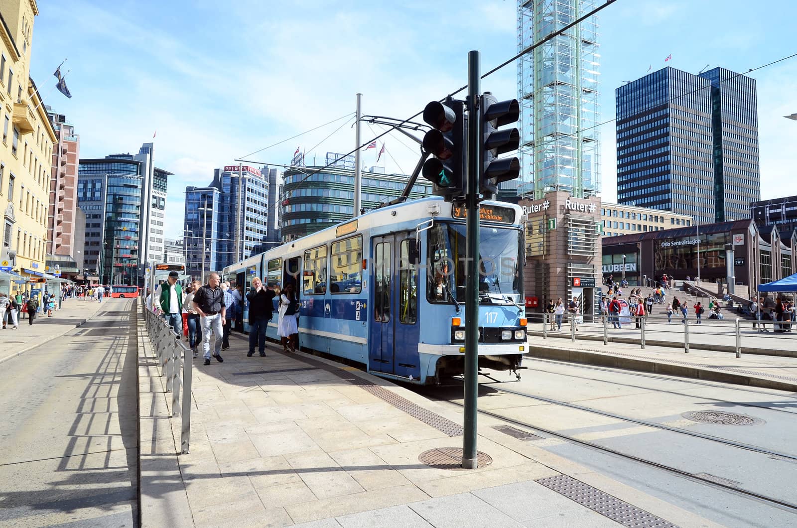 Tram in Oslo, Norway