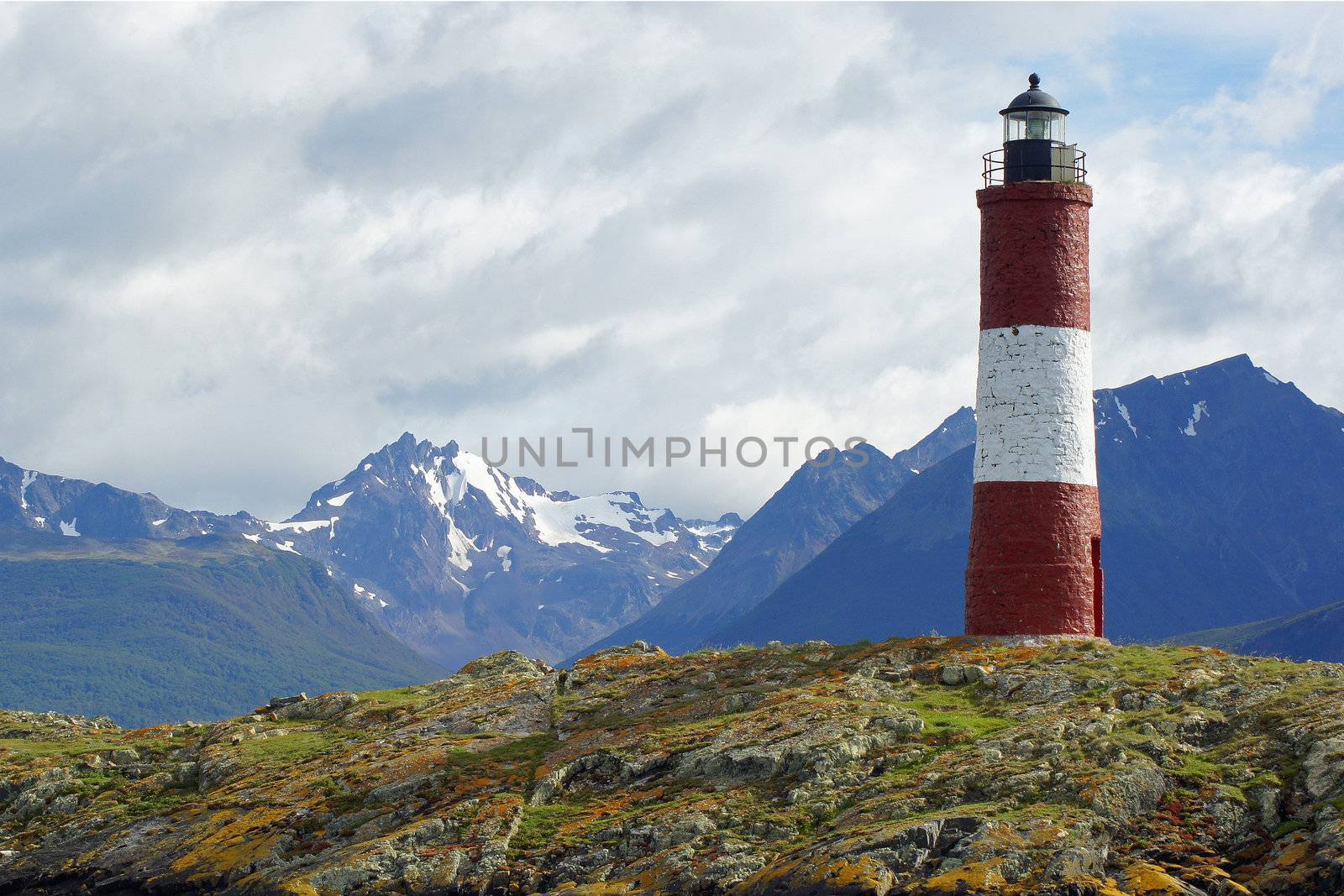 Lighthouse at the end of the world, Beagle Channel, Ushuaia, Argentina