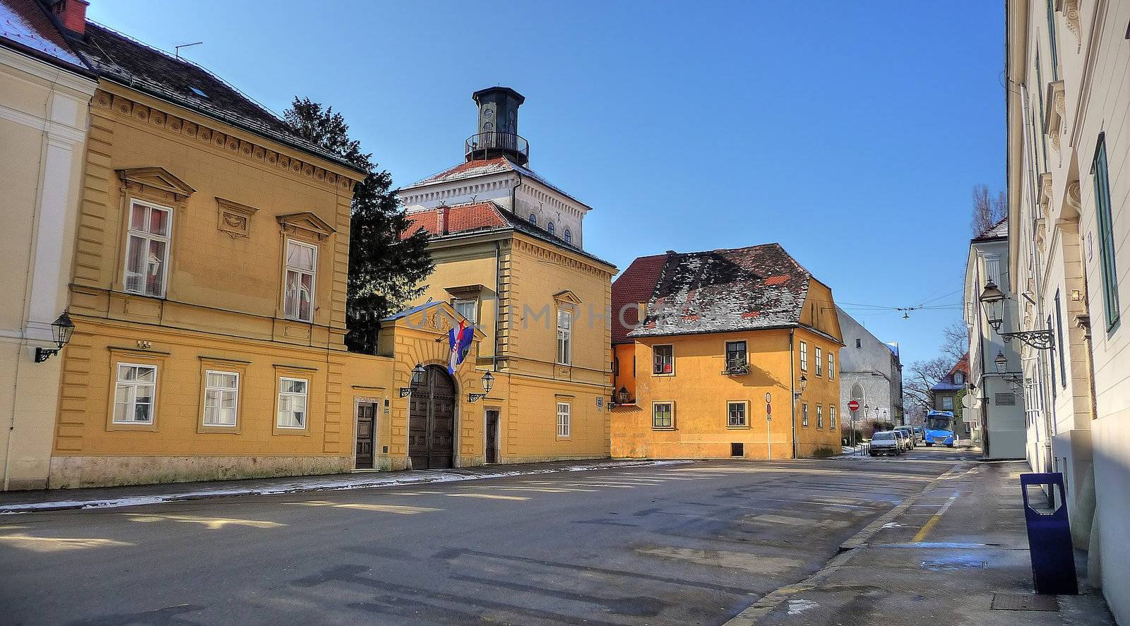 City of Zagreb historic upper town, Capital of Croatia