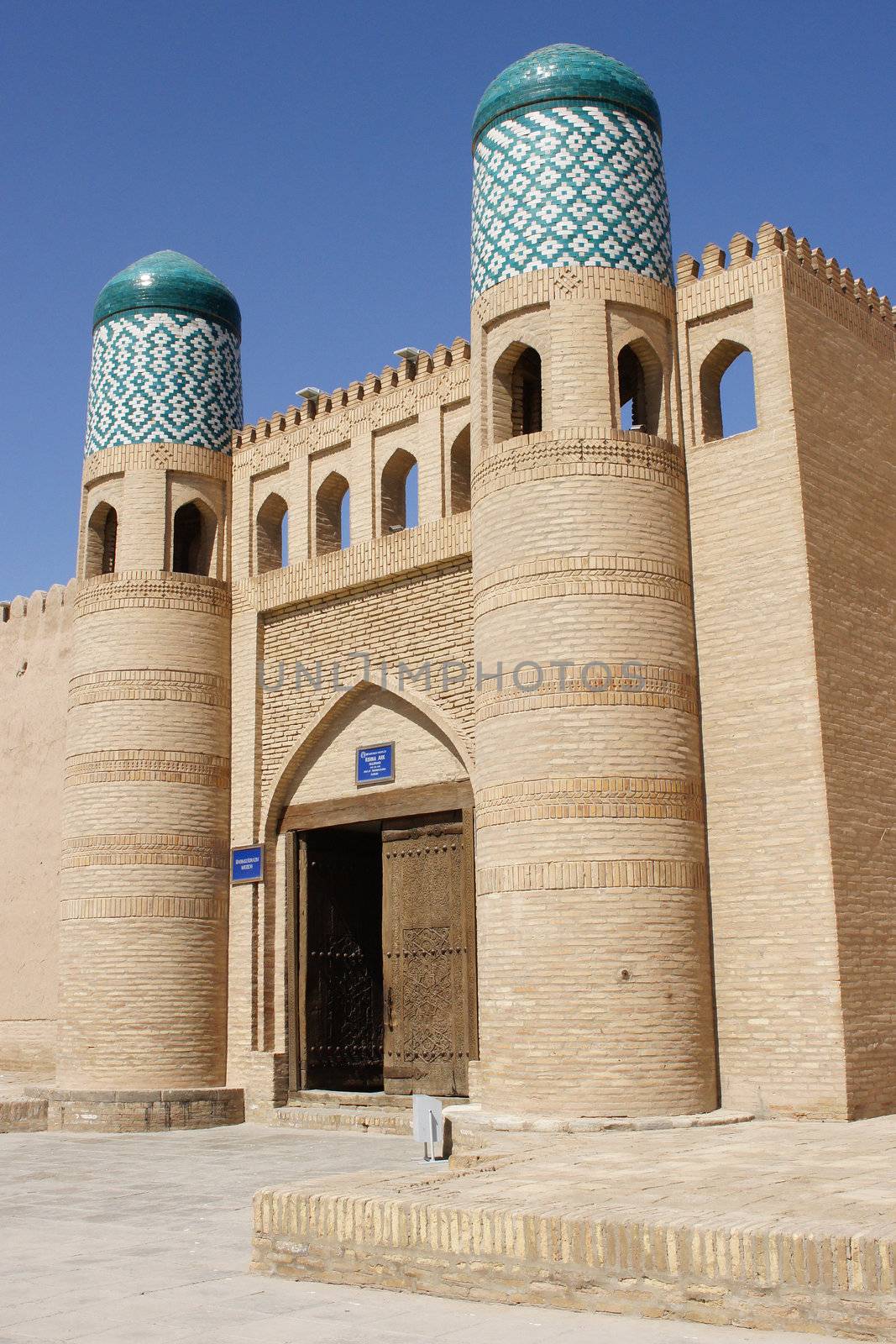 Ancient citadel of Khiva, Silk Road, Uzbekistan, Central Asia