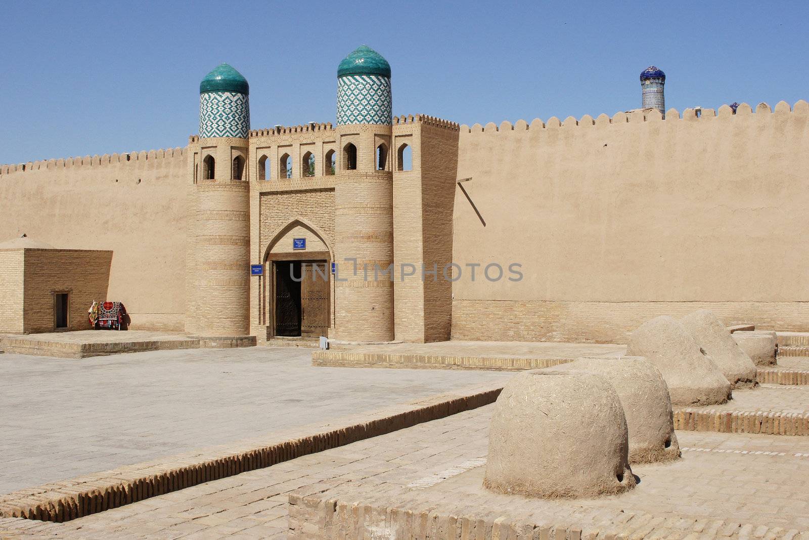 Citadel, Khiva, Silk Road, Uzbekistan by alfotokunst