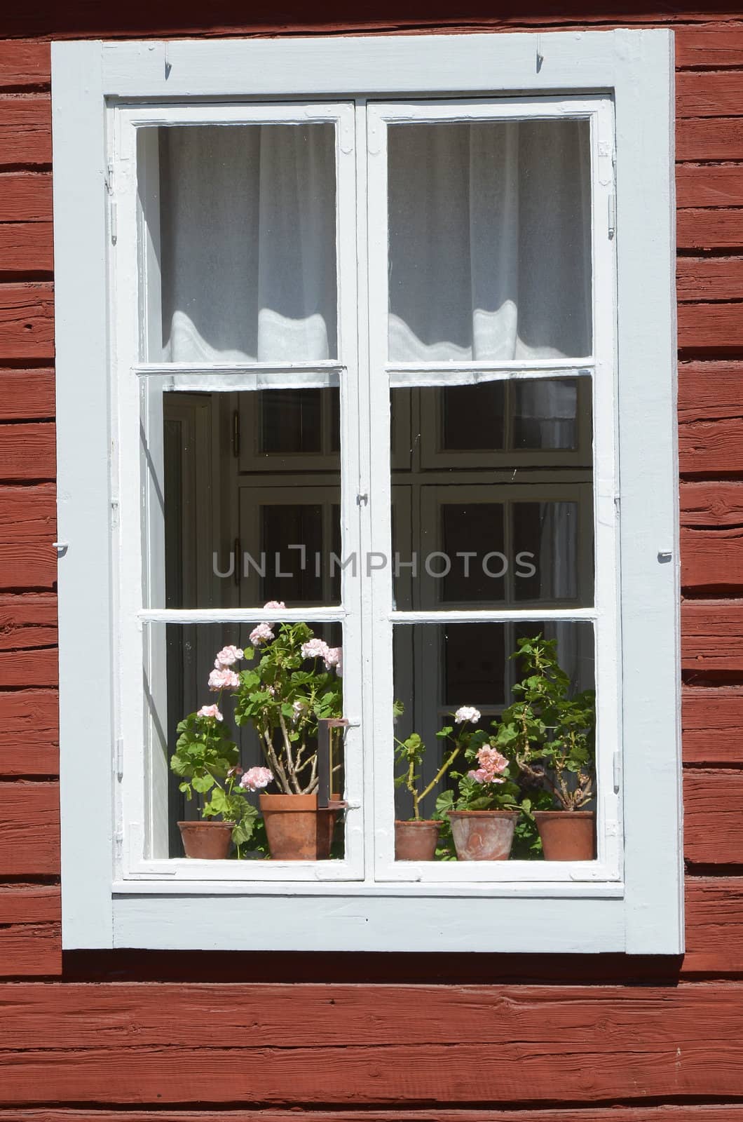 A window on an old a hälsinge farm