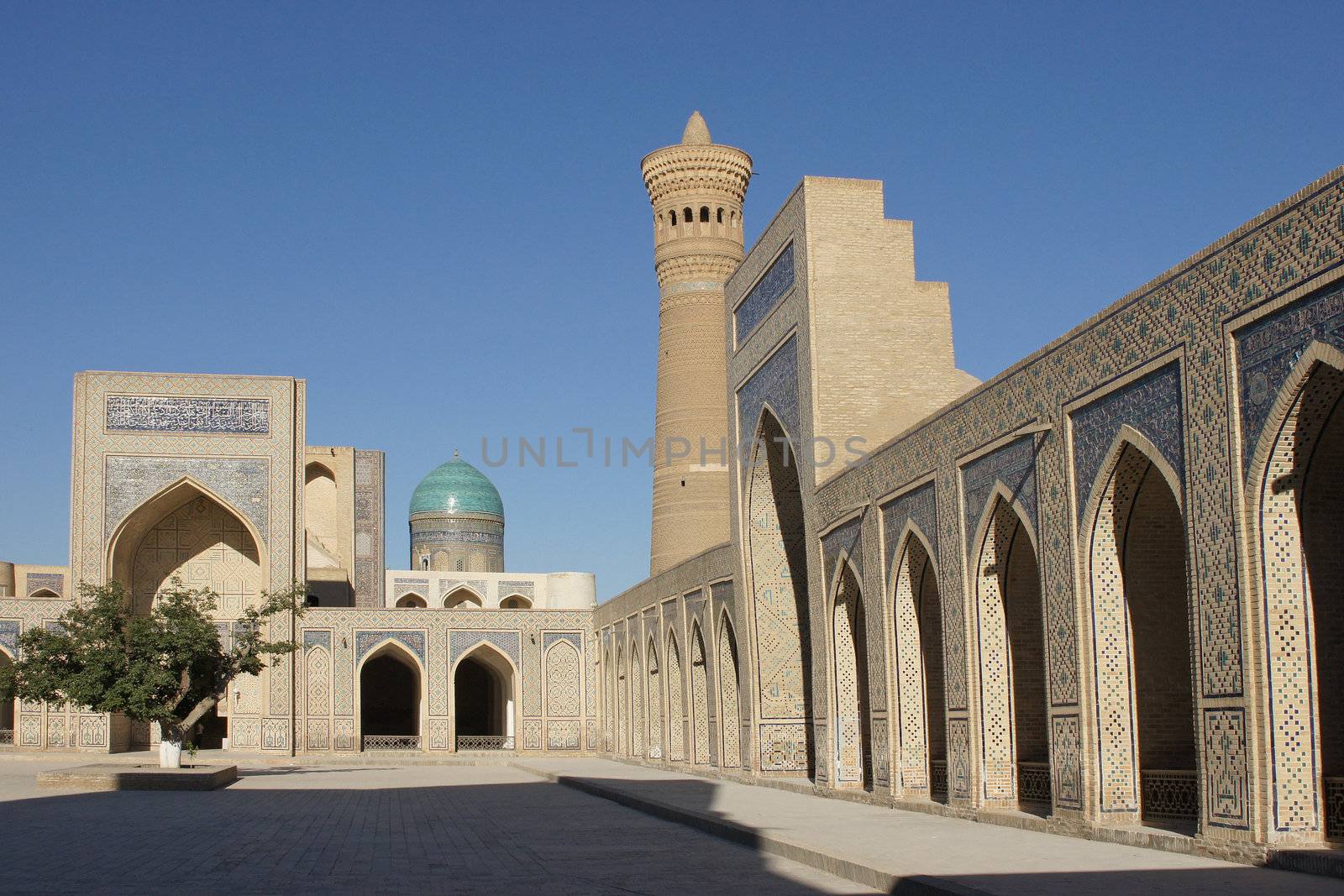 Mosque Kalon, Bukhara, Uzbekistan by alfotokunst