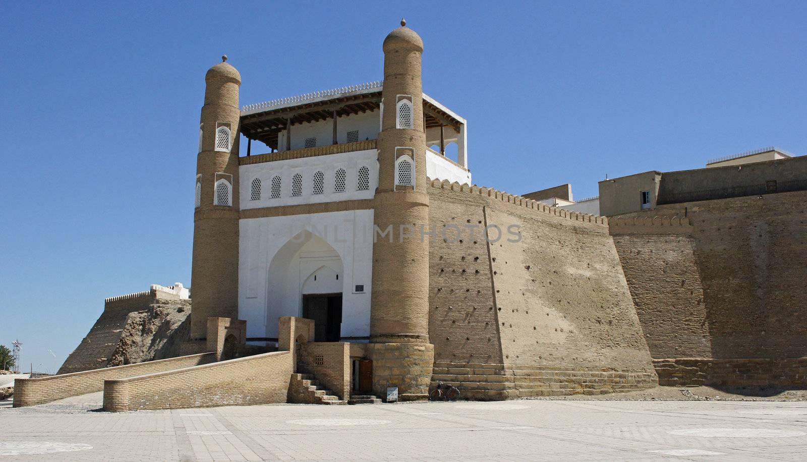 Ancient fort of Bukhara, silk road, Uzbekistan, Asia