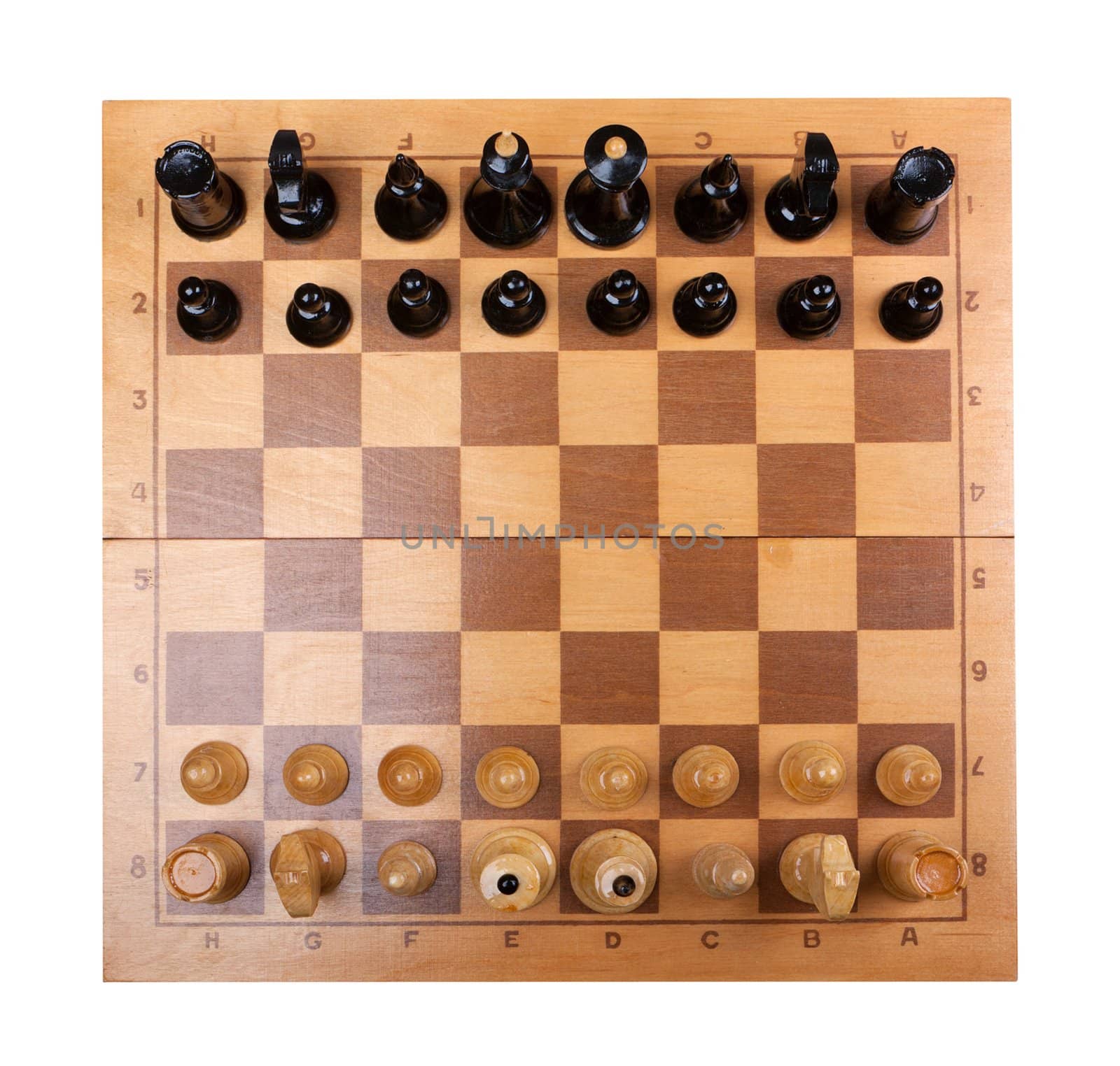 chess board isolated by nigerfoxy