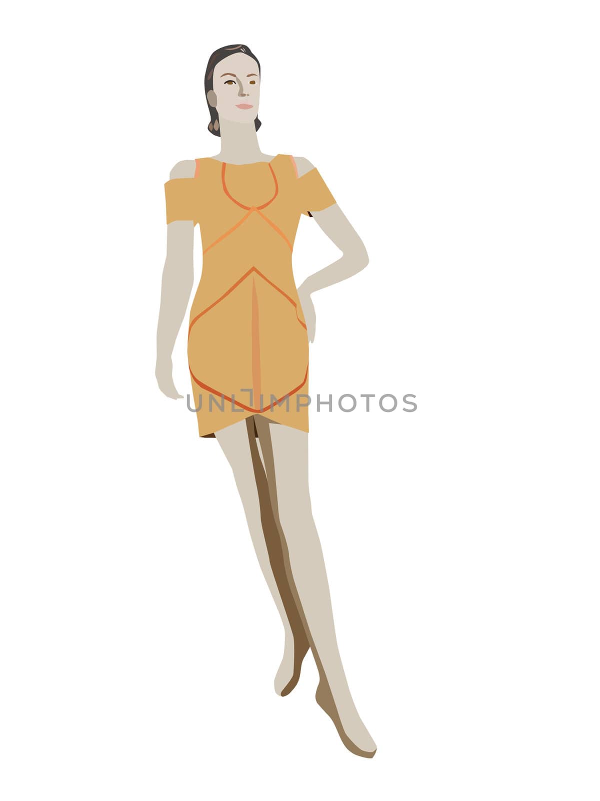 Vector and illustration of vector fashion