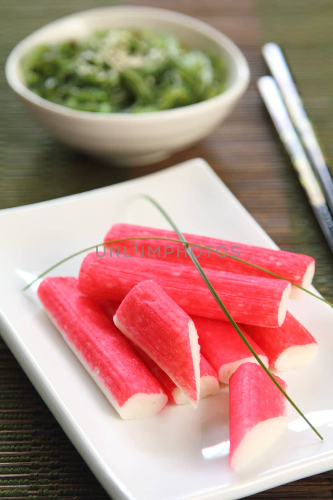 Crab stick  [ Japanese food ] by vanillaechoes